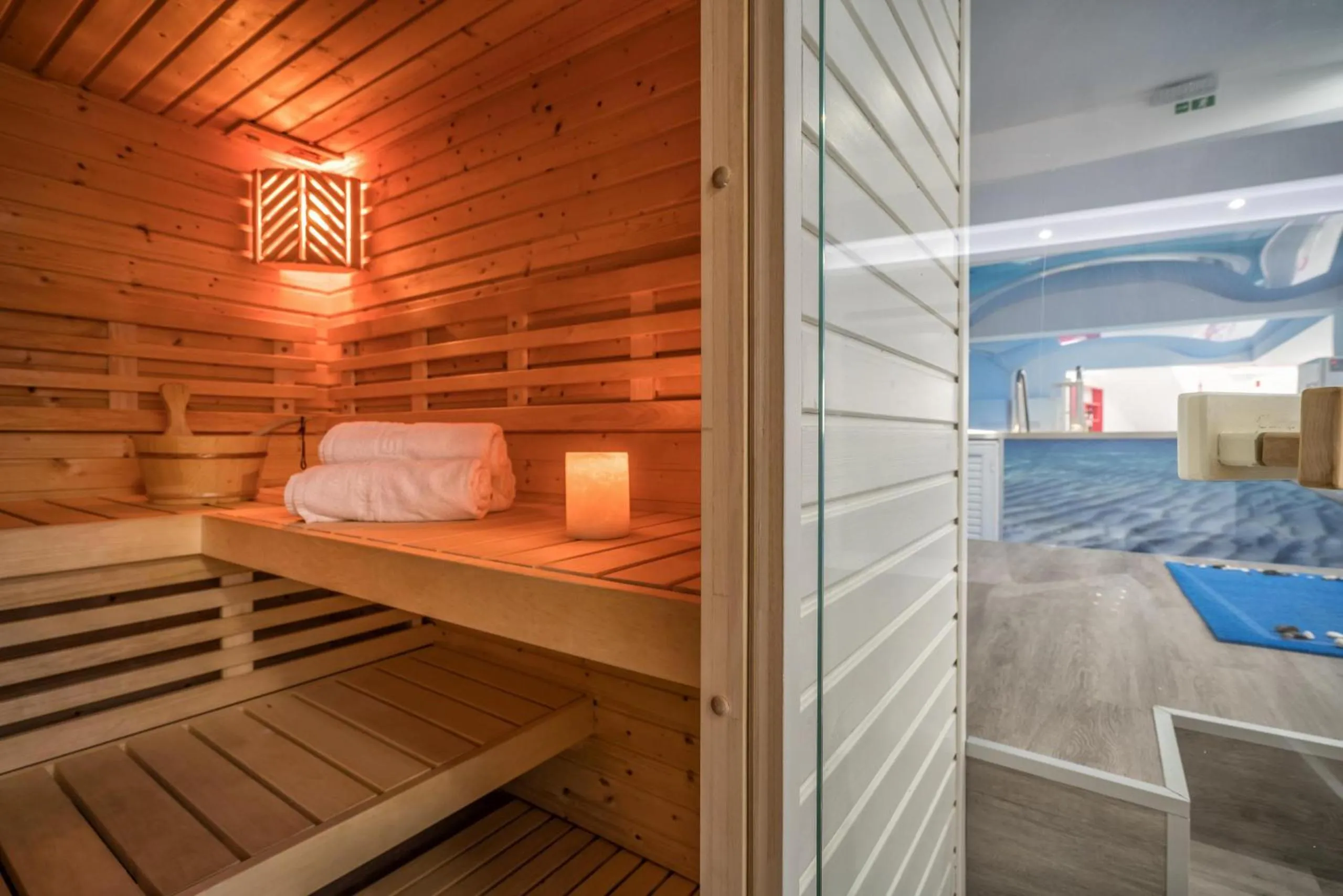 Sauna, Bed in Meandros Boutique & Spa Hotel - Adults Only