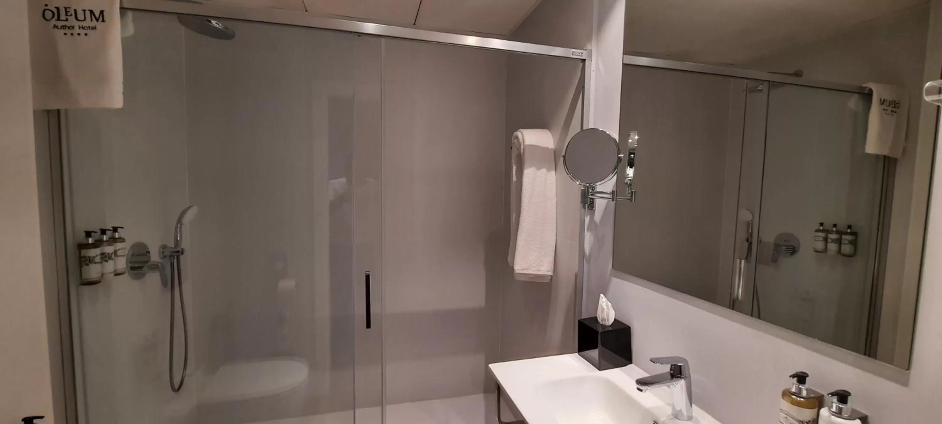 Bathroom in Hotel Oleum - Parking Gratuito bajo disponibilidad y reserva previa