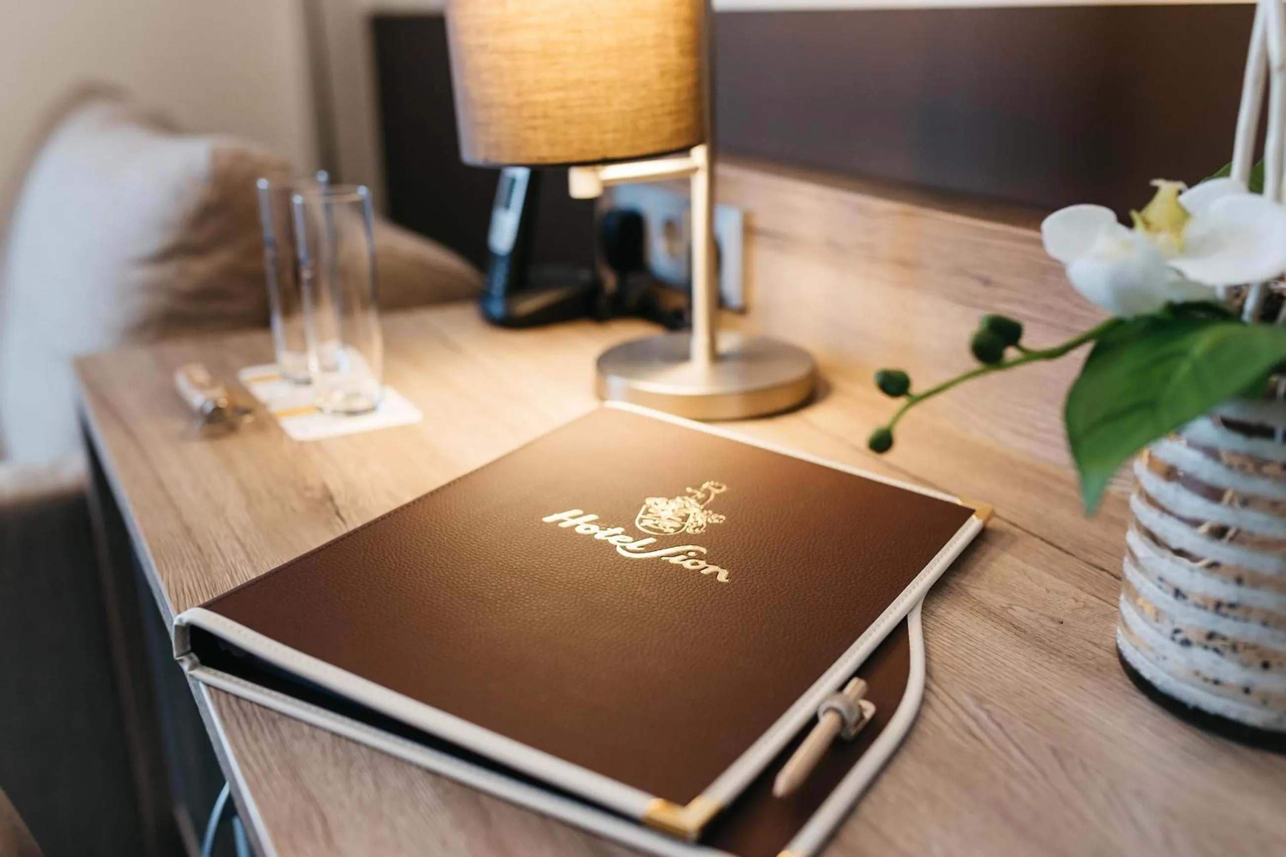 Decorative detail in Hotel Sion