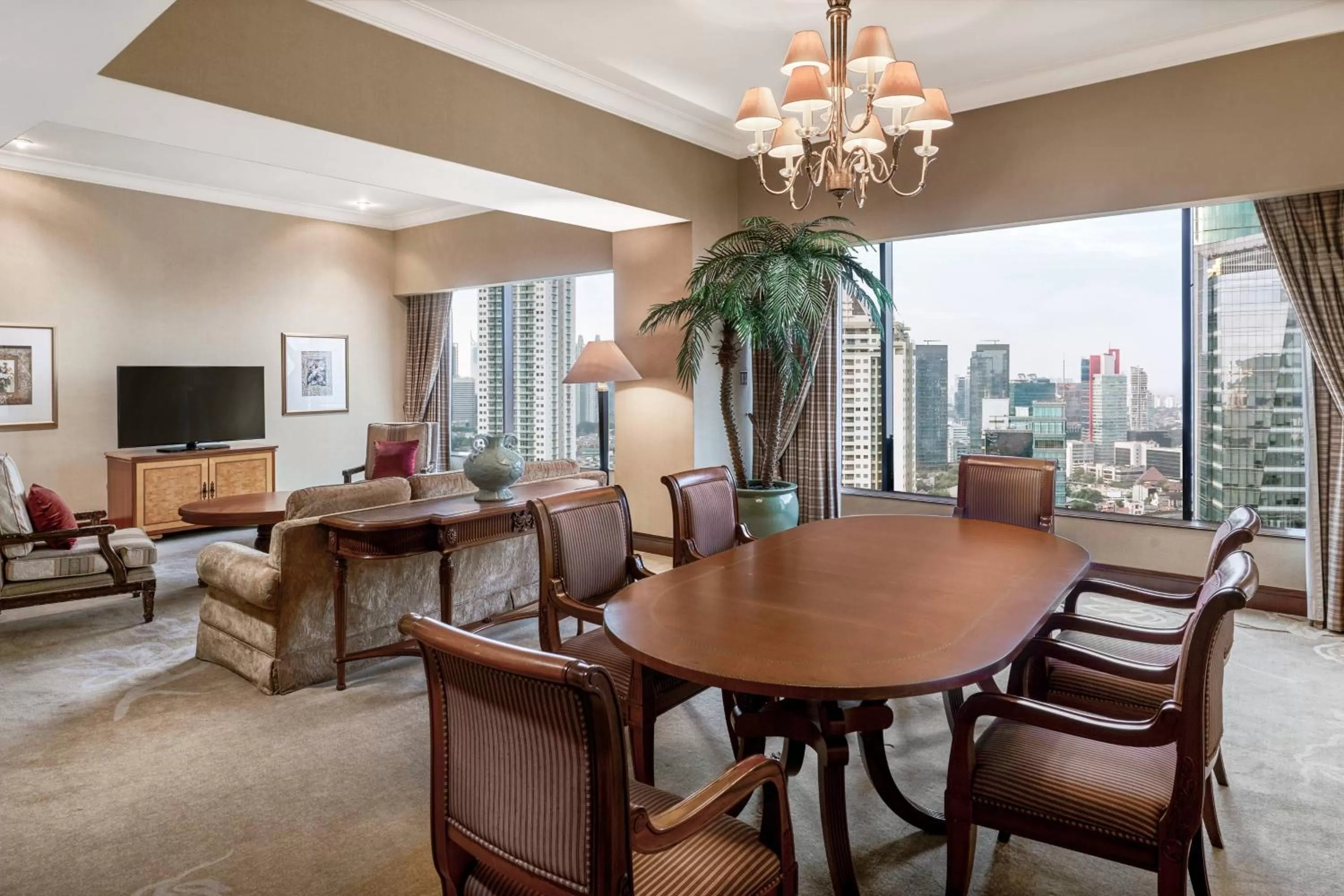 Living room in JW Marriott Hotel Jakarta