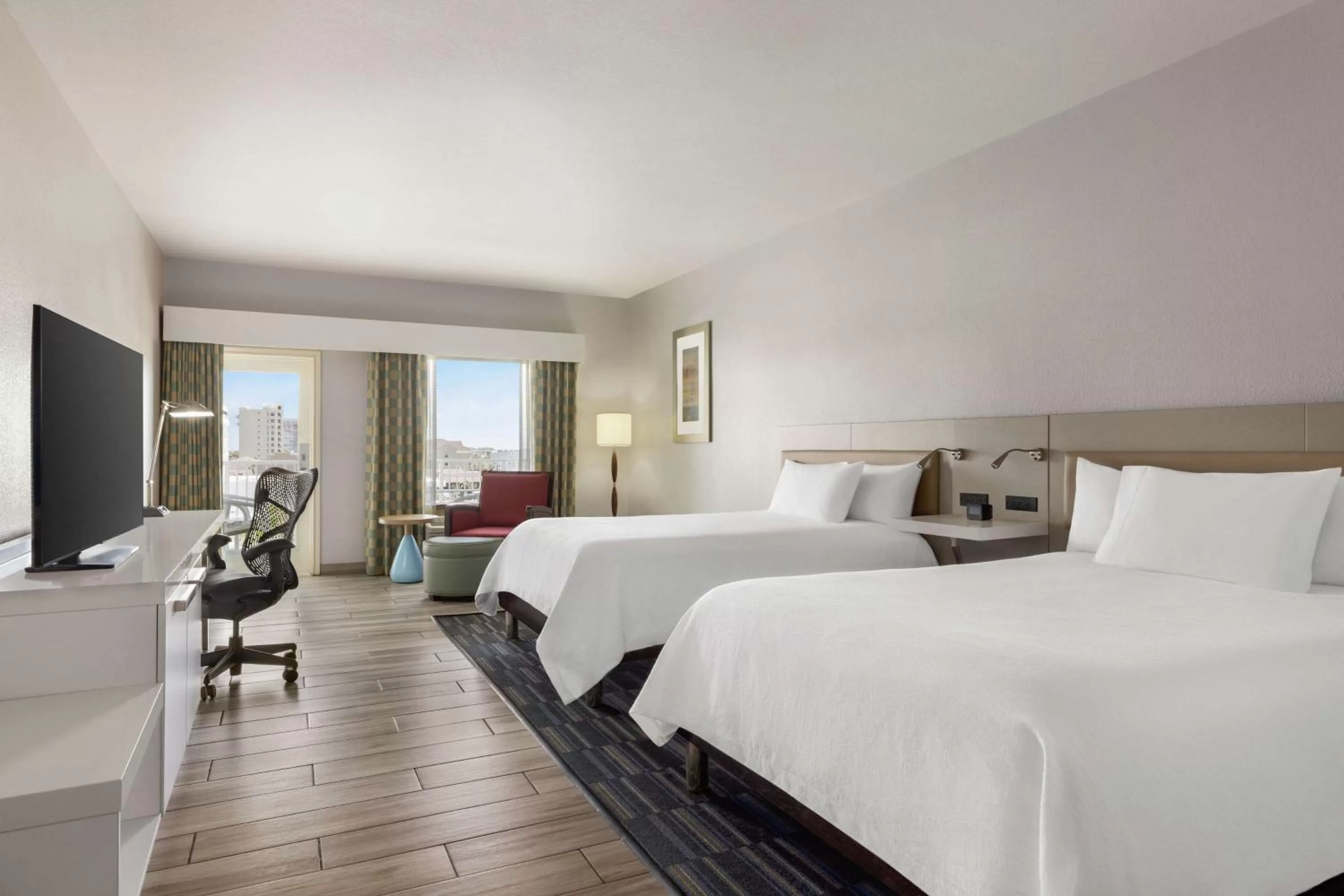 Bedroom, Bed in Hilton Garden Inn South Padre Island Beachfront