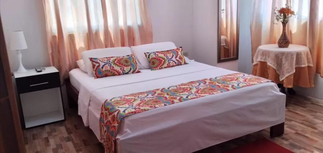 Bed in Hotel San Fernando