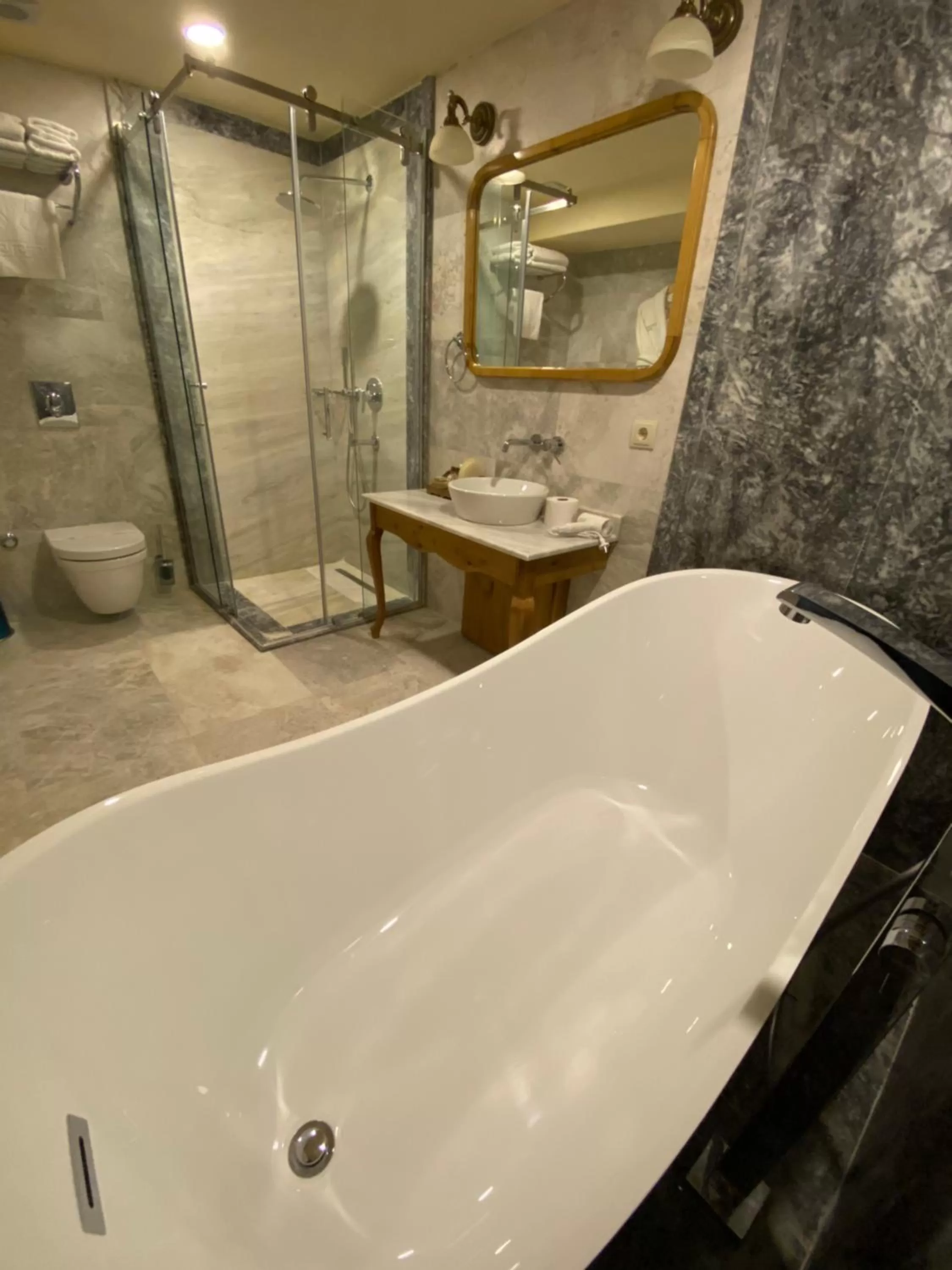 Bathroom in Cratus Stone Palace