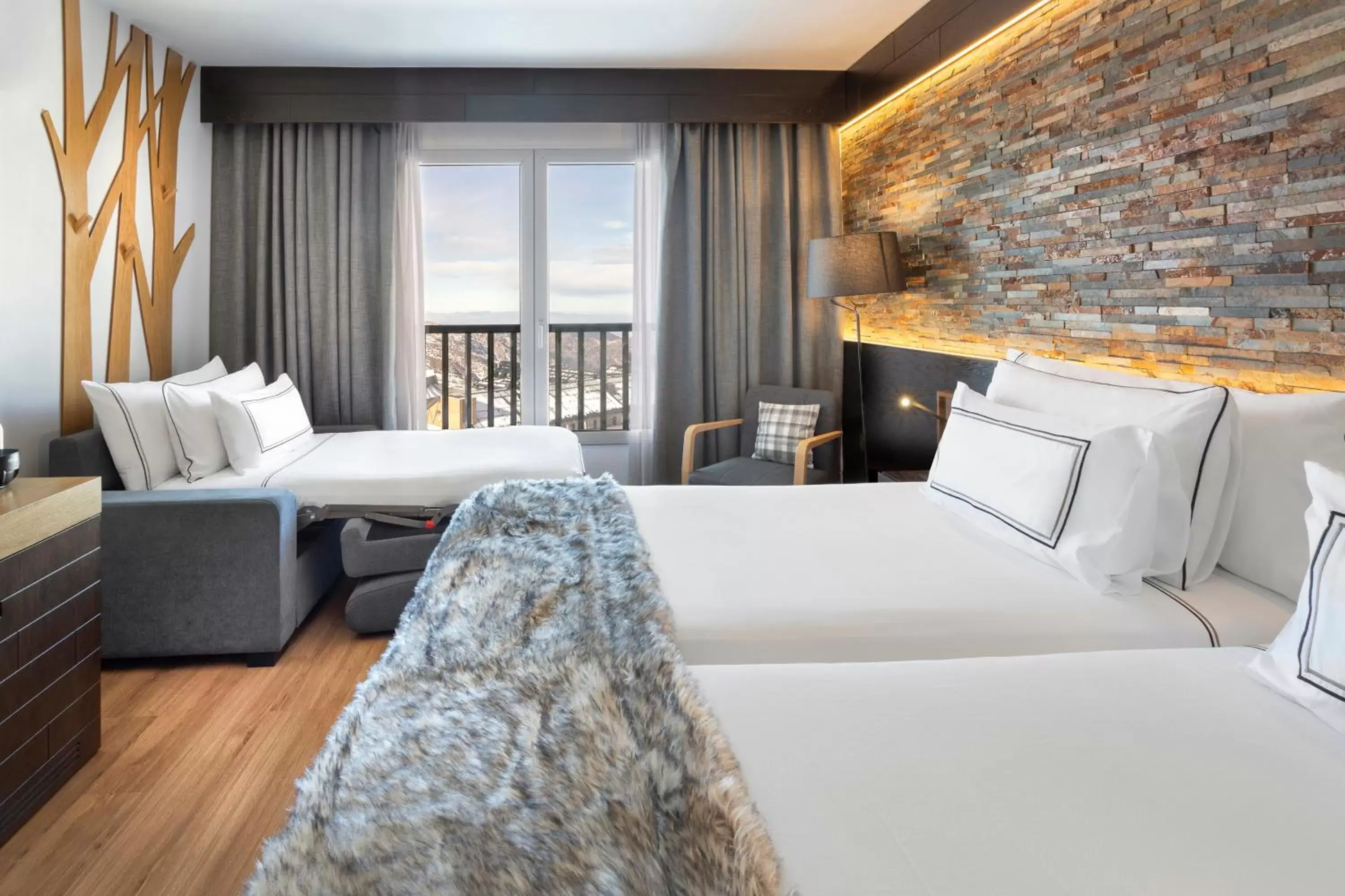 The Level Triple Room Mountain View in Melia Sierra Nevada The Level Triple Room Mountain View in Melia Sierra Nevada