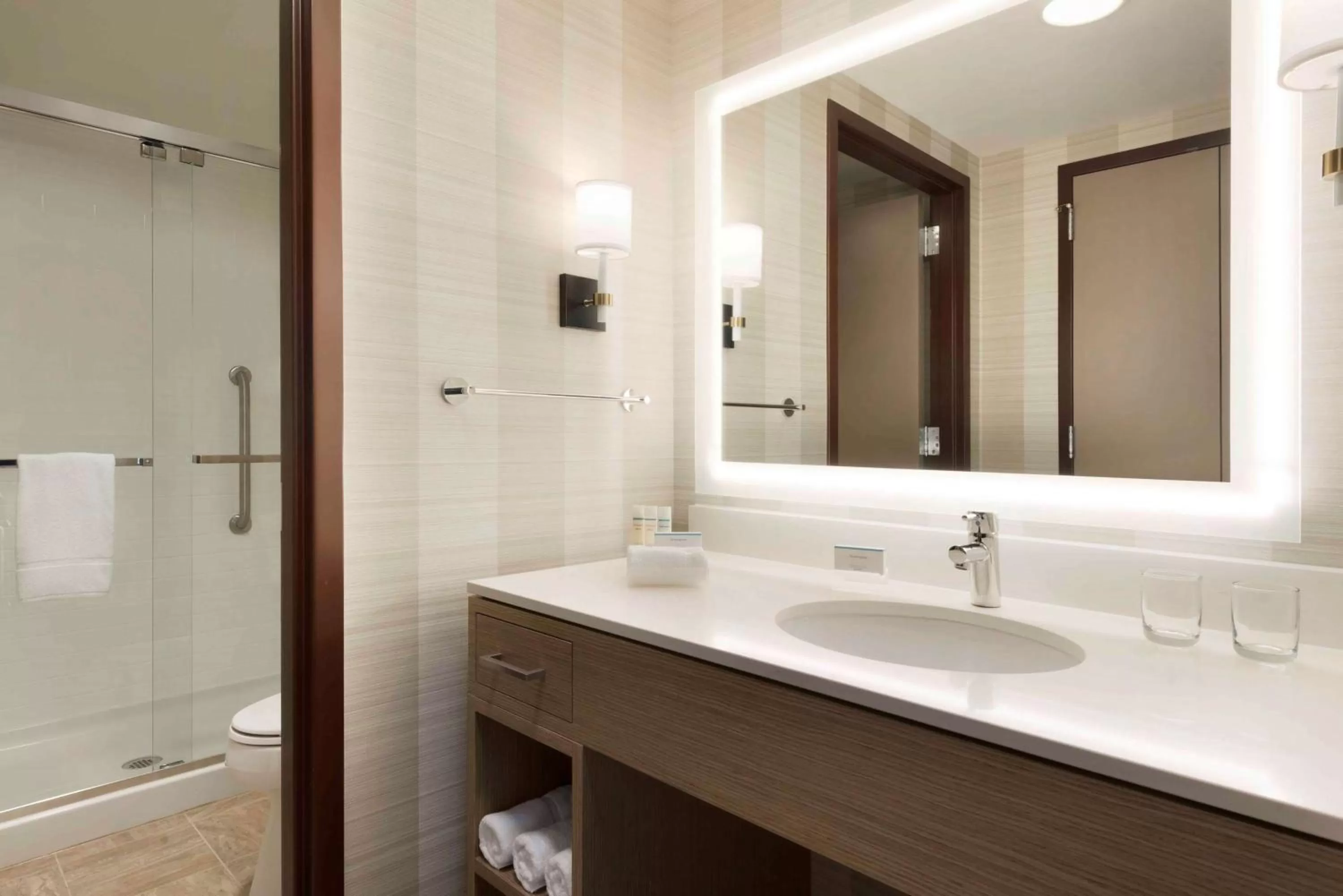 Bathroom in Homewood Suites by Hilton Chicago West Loop Fulton Mkt Area
