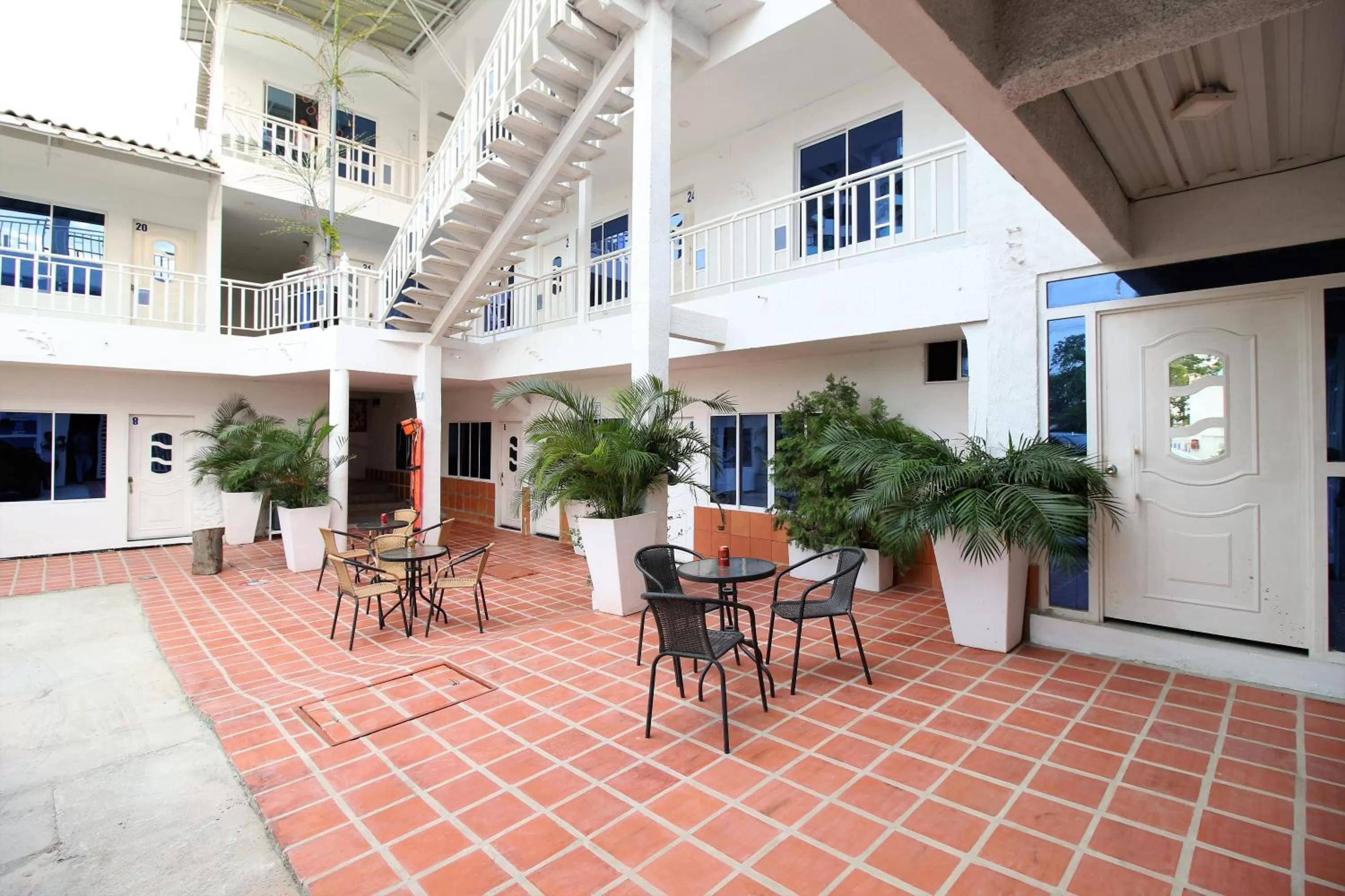 Patio in Hotel Bello Caribe