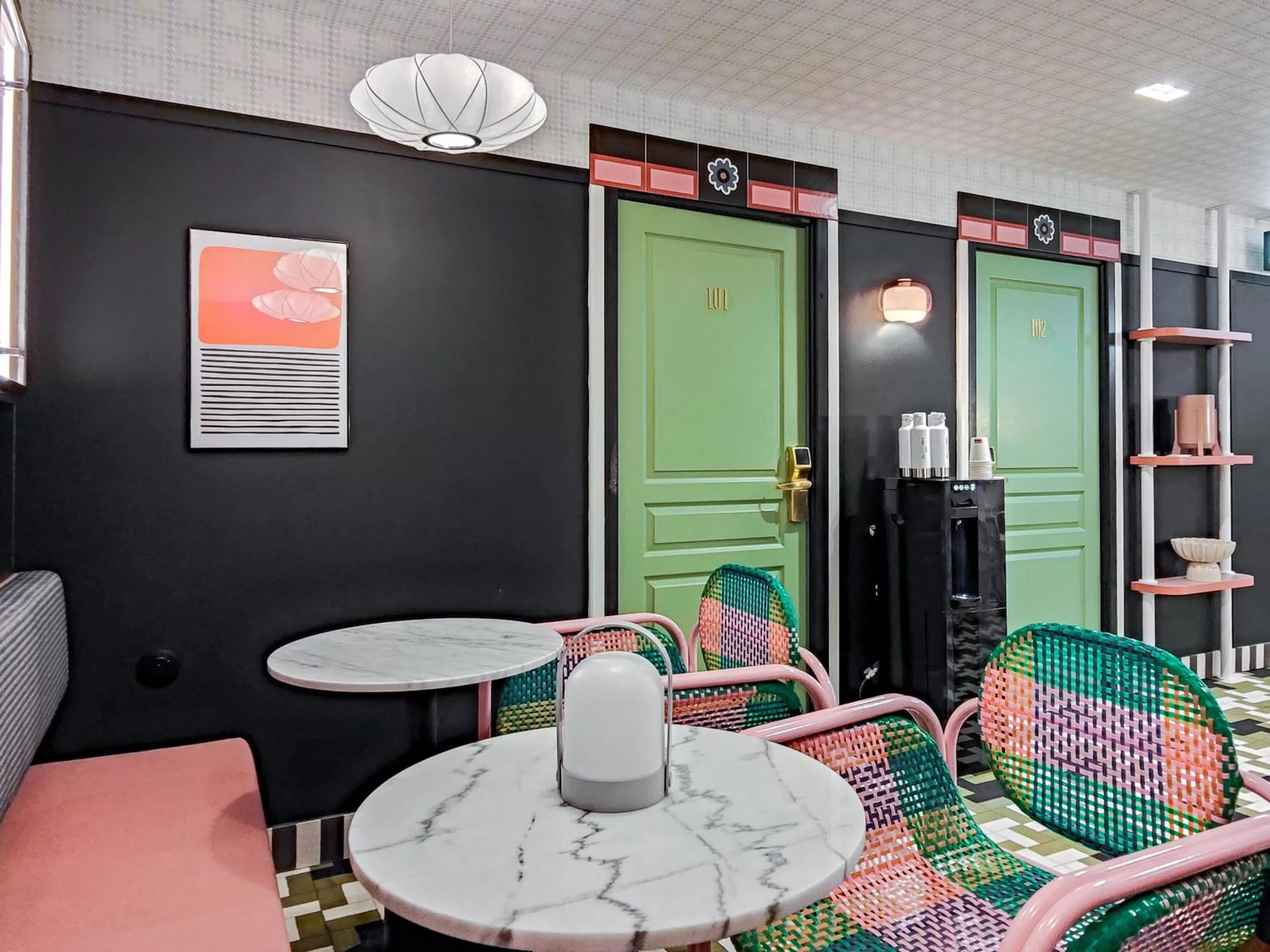 Decorative detail in Hotel Aparthotel AMMI Nice Lafayette