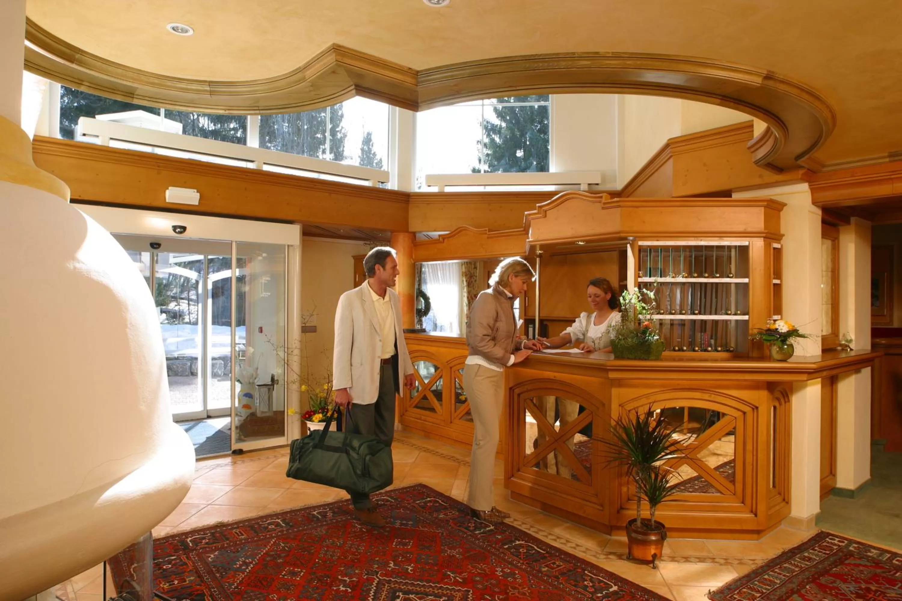 Lobby or reception in Ringhotel Nebelhornblick