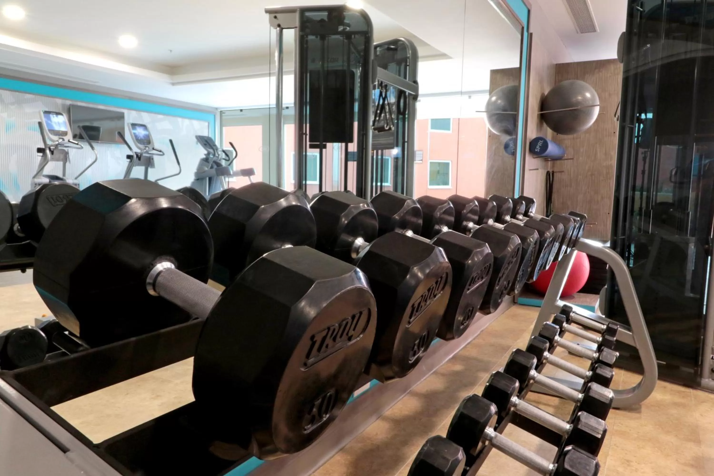 Fitness centre/facilities in Crowne Plaza Monterrey Aeropuerto by IHG