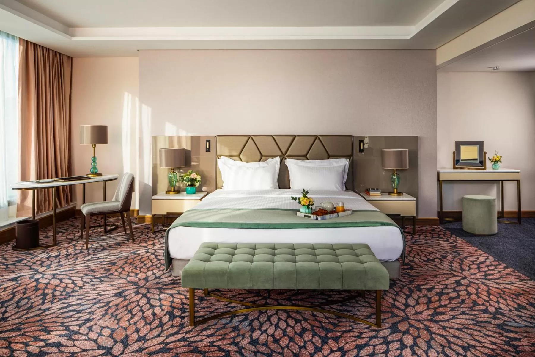 Bedroom, Bed in Grand Hotel Millennium Sofia