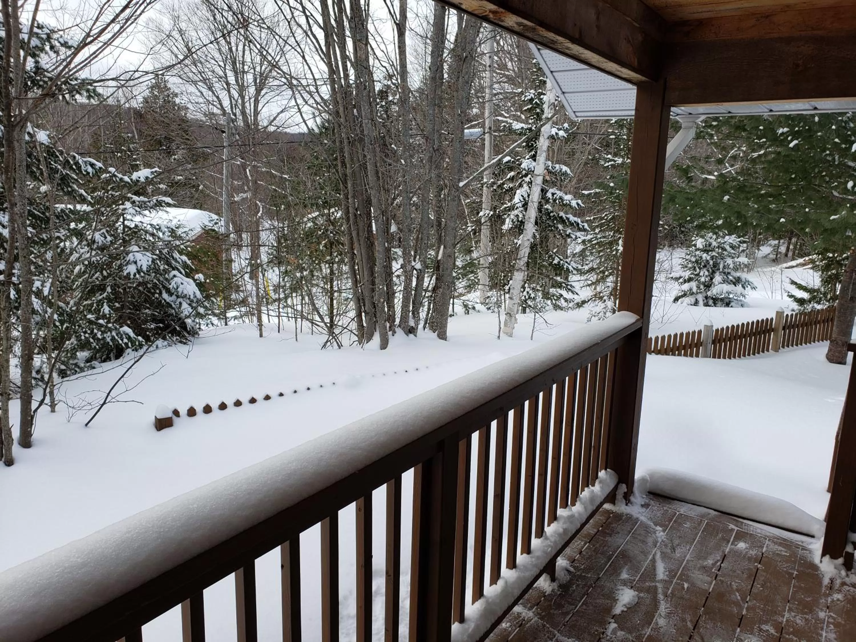 Winter in Parkway Cottage Resort and Trading Post