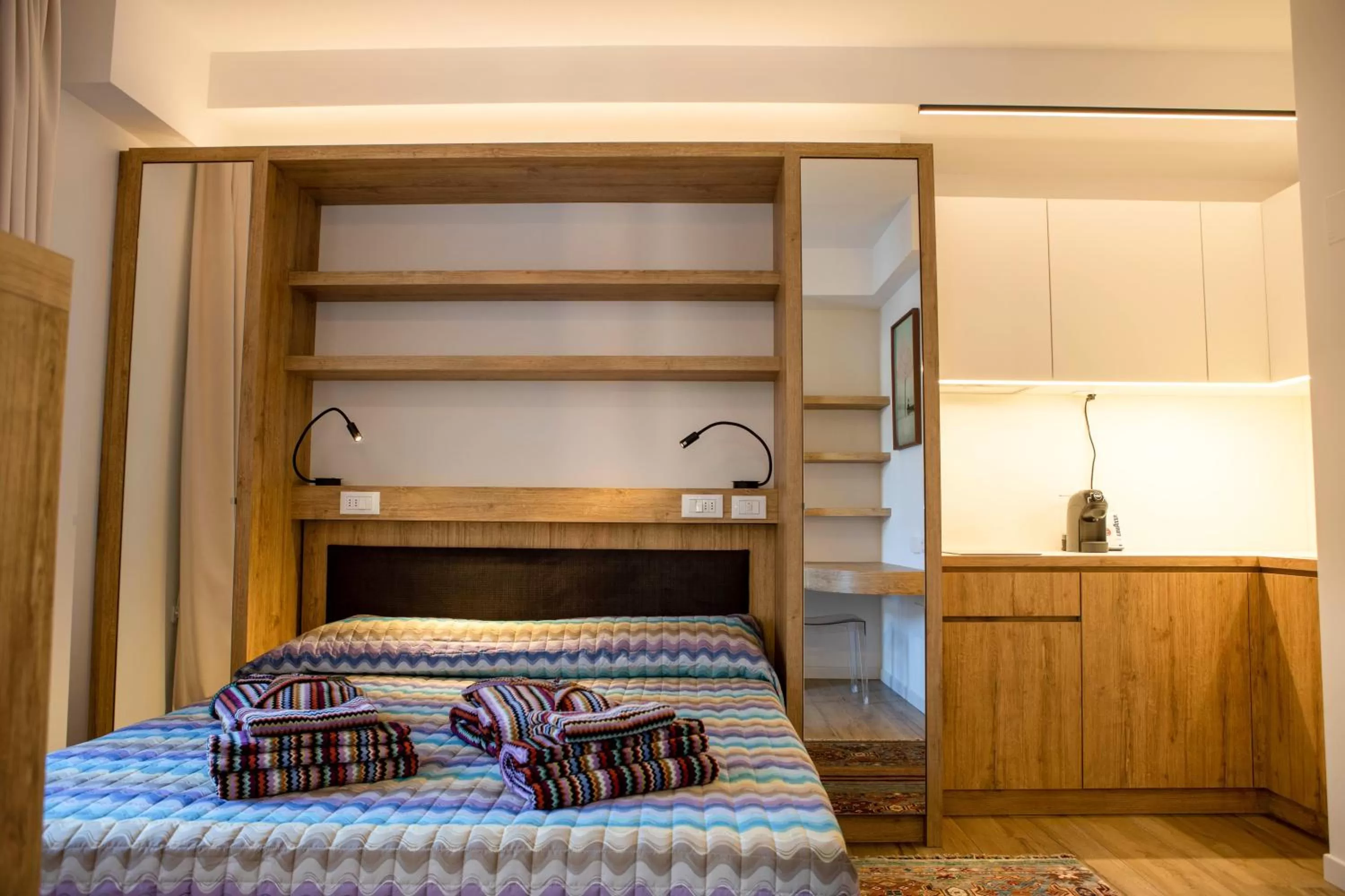 Bedroom, Bed in Vespasiani Suites