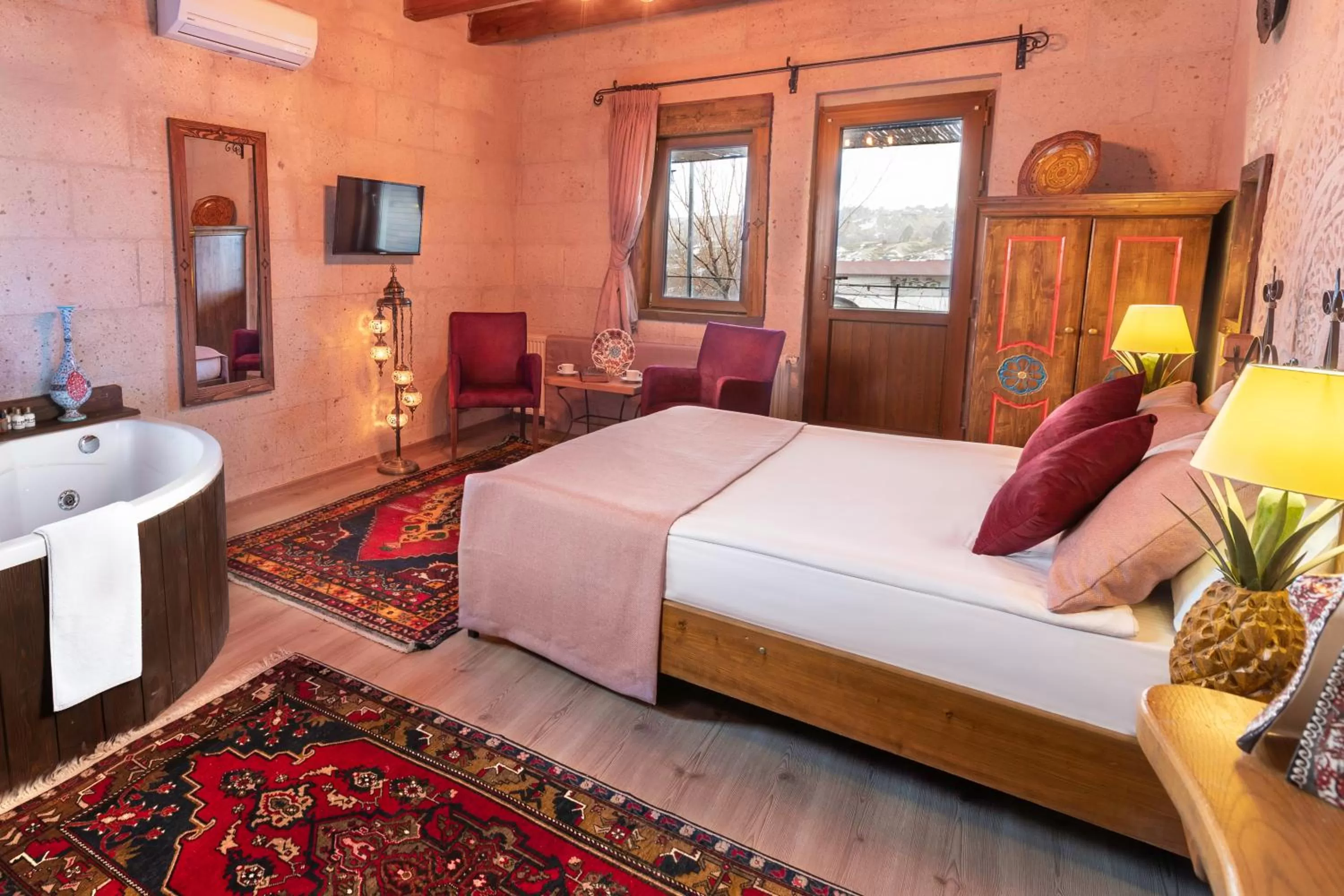 Bedroom, Bed in Maron Stone House