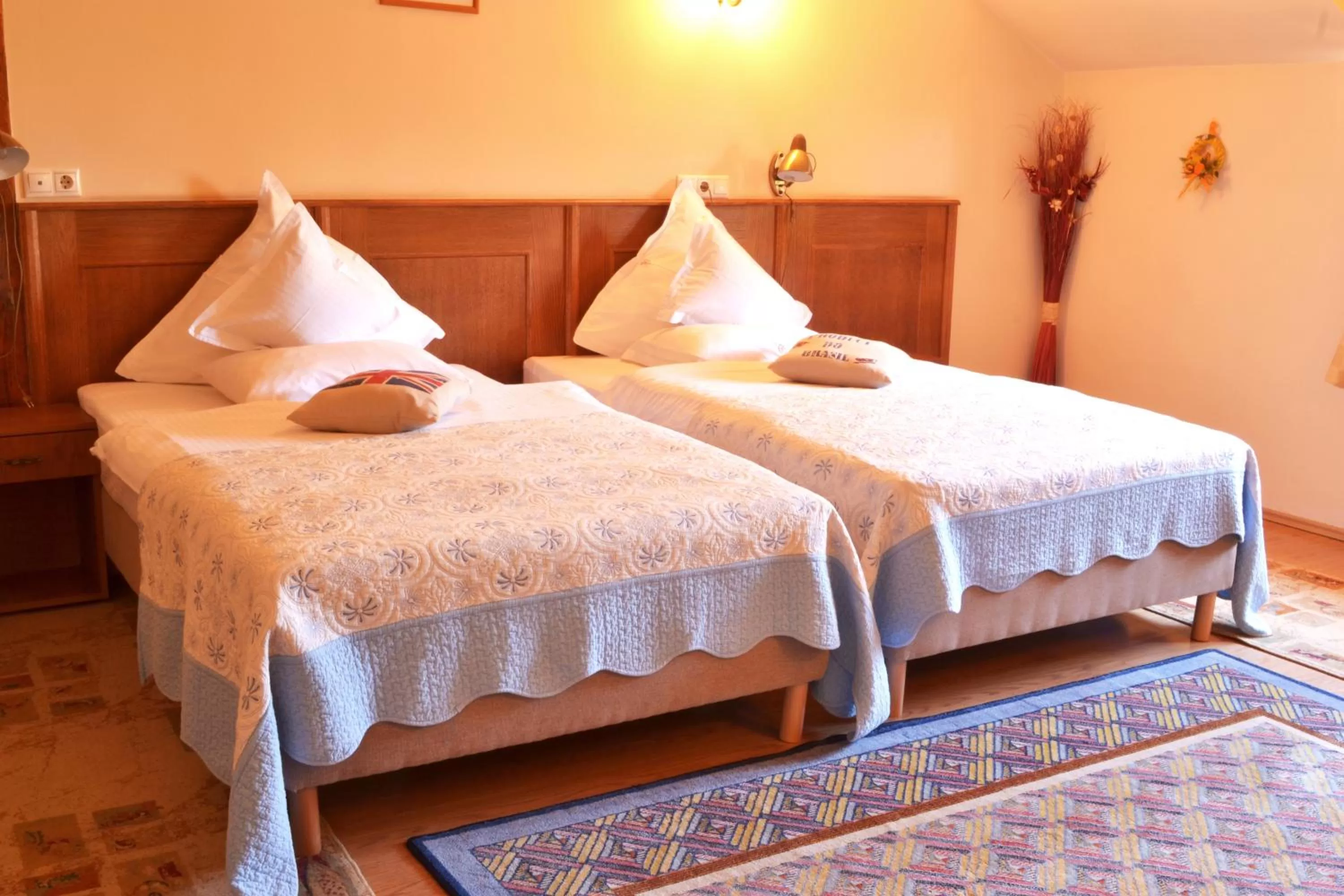 Bed in Hotel Bielmann