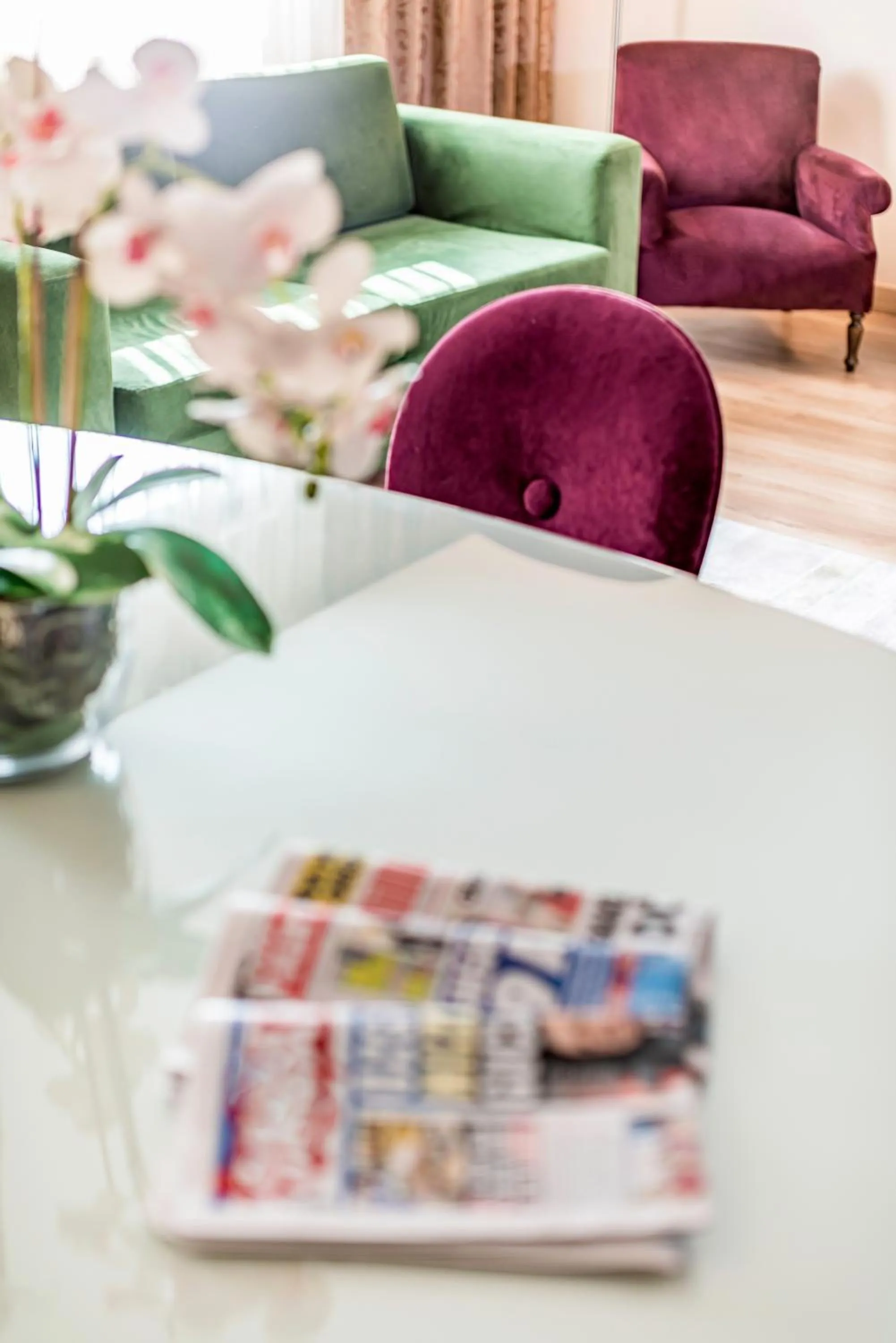 Seating area in Rox Hotel Istanbul