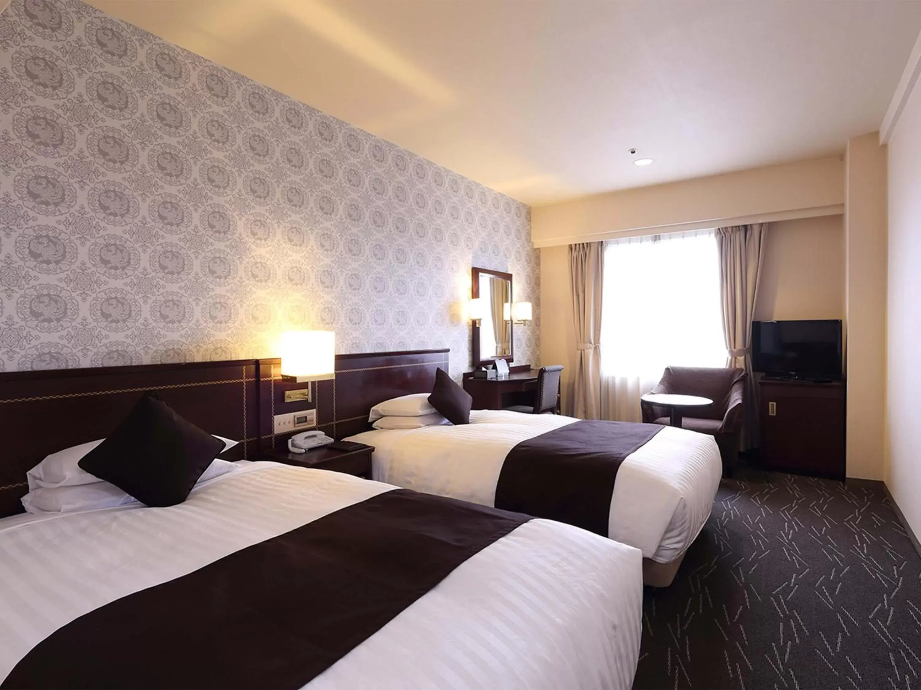 Standard Twin Room - Smoking (Over 20 Years Old Only) in Nishitetsu Grand Hotel Standard Twin Room - Smoking (Over 20 Years Old Only) in Nishitetsu Grand Hotel