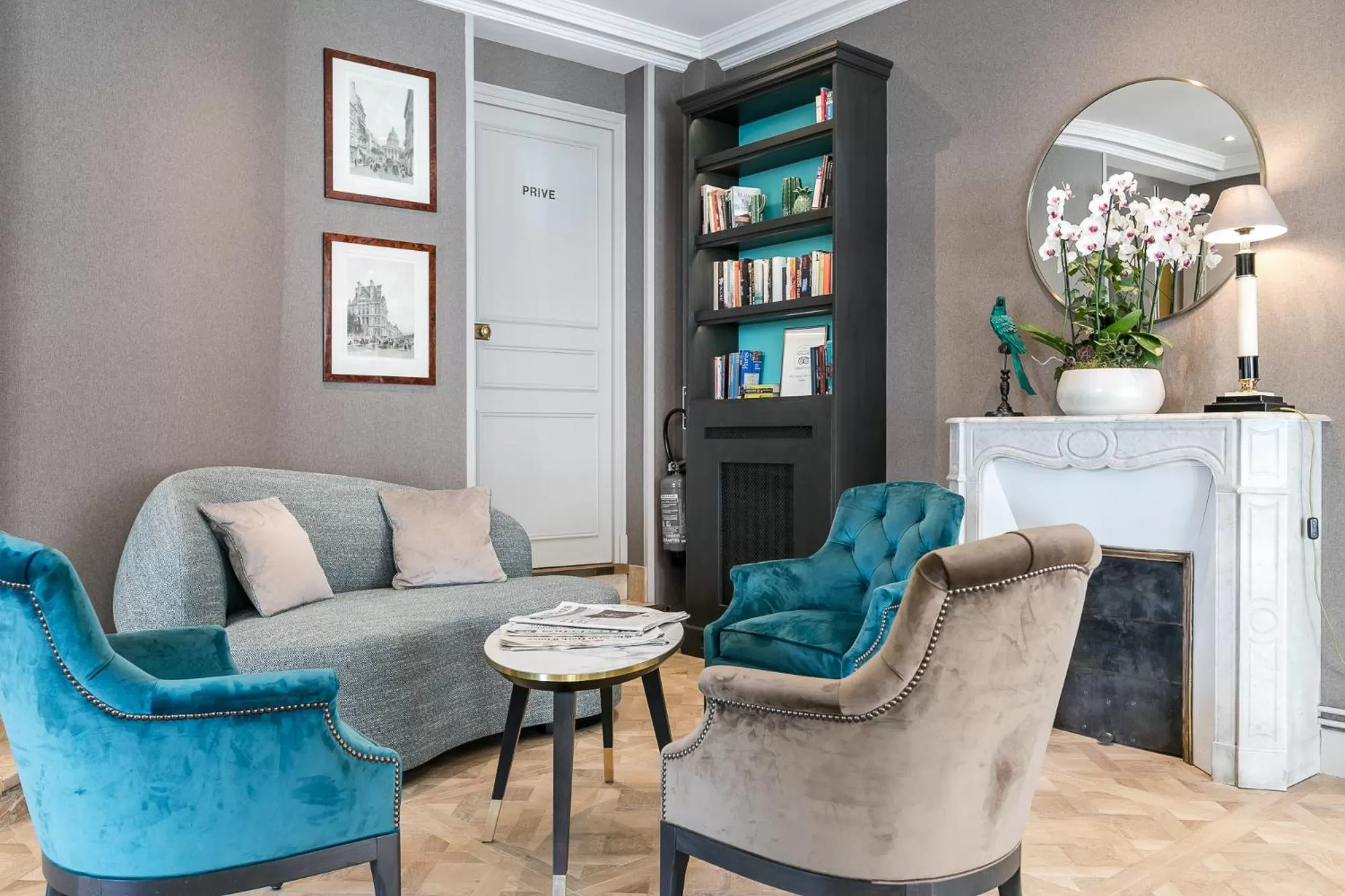 Lobby or reception in Hotel Saint Christophe