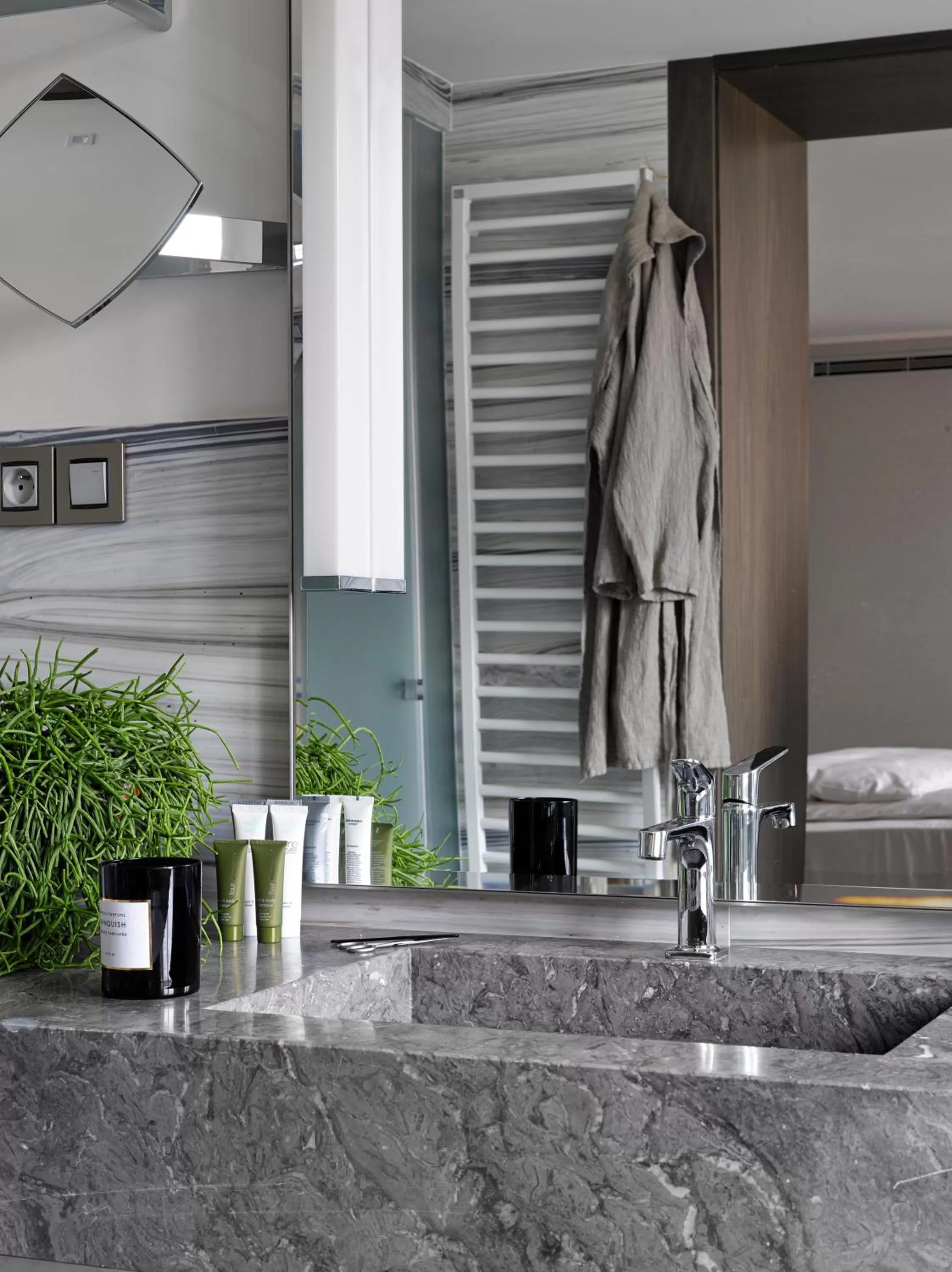 Bathroom in The Emblem Prague Hotel - Preferred Hotels & Resorts