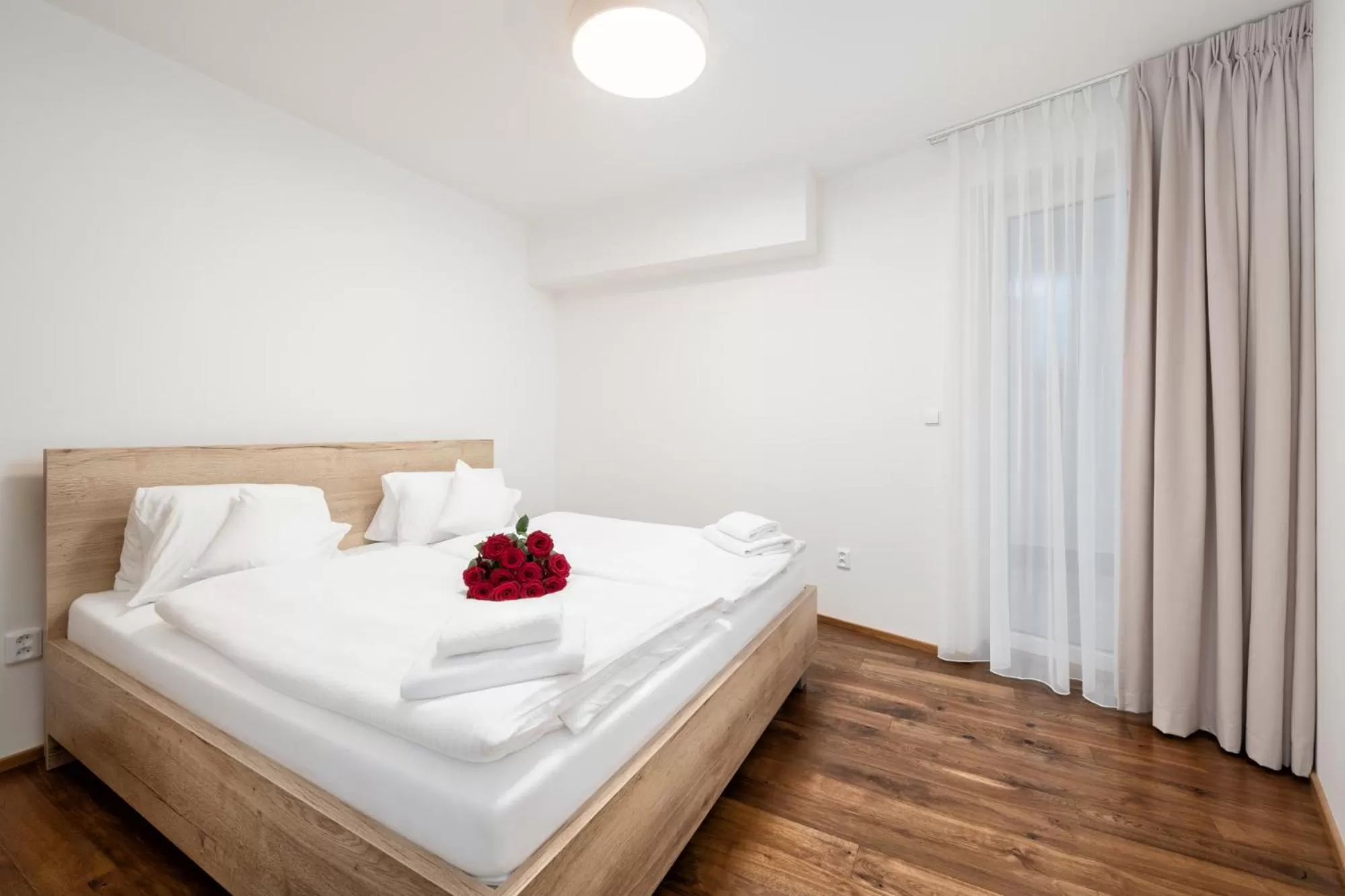 Bedroom, Bed in Resort Vrchlabí