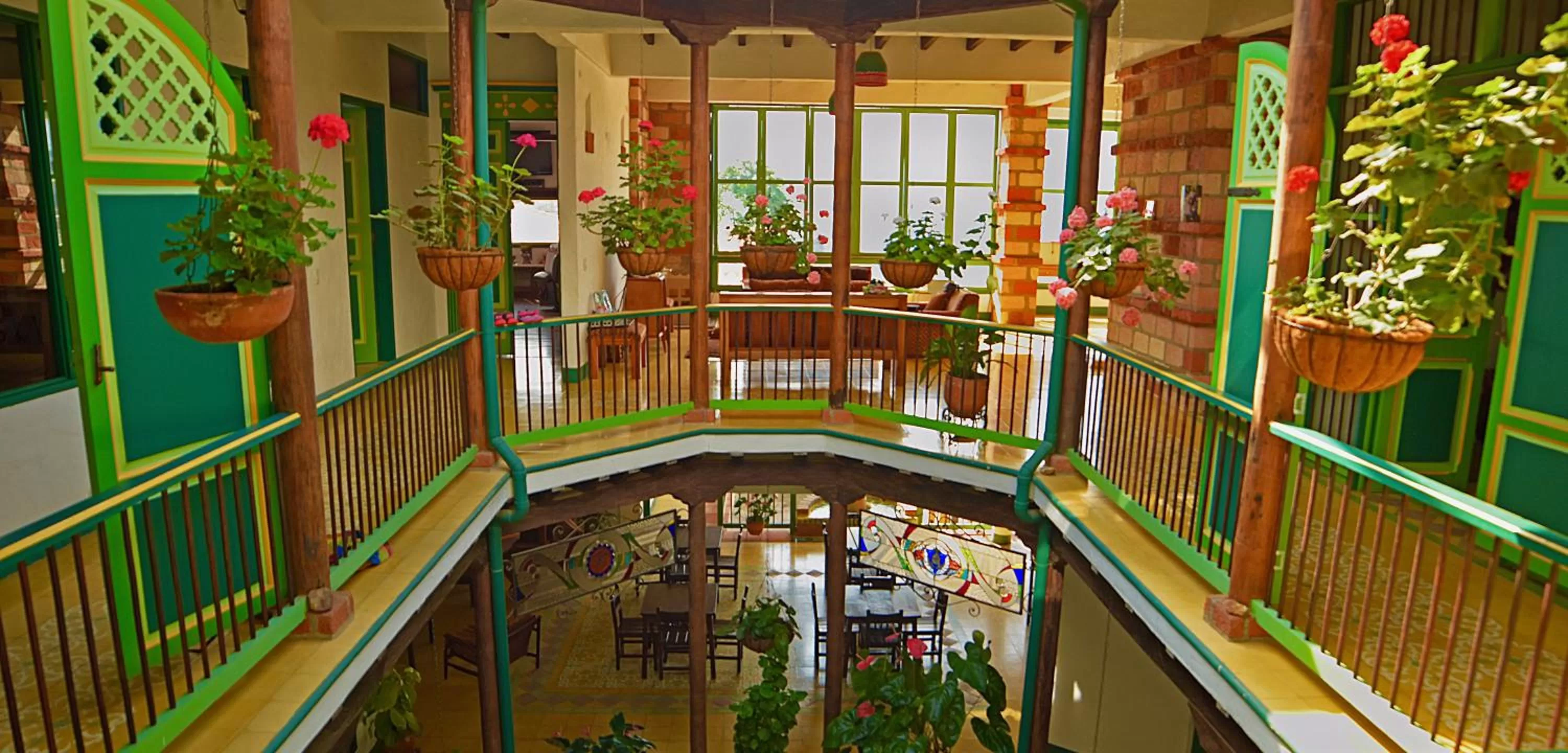 Patio in El Despertar Hotel