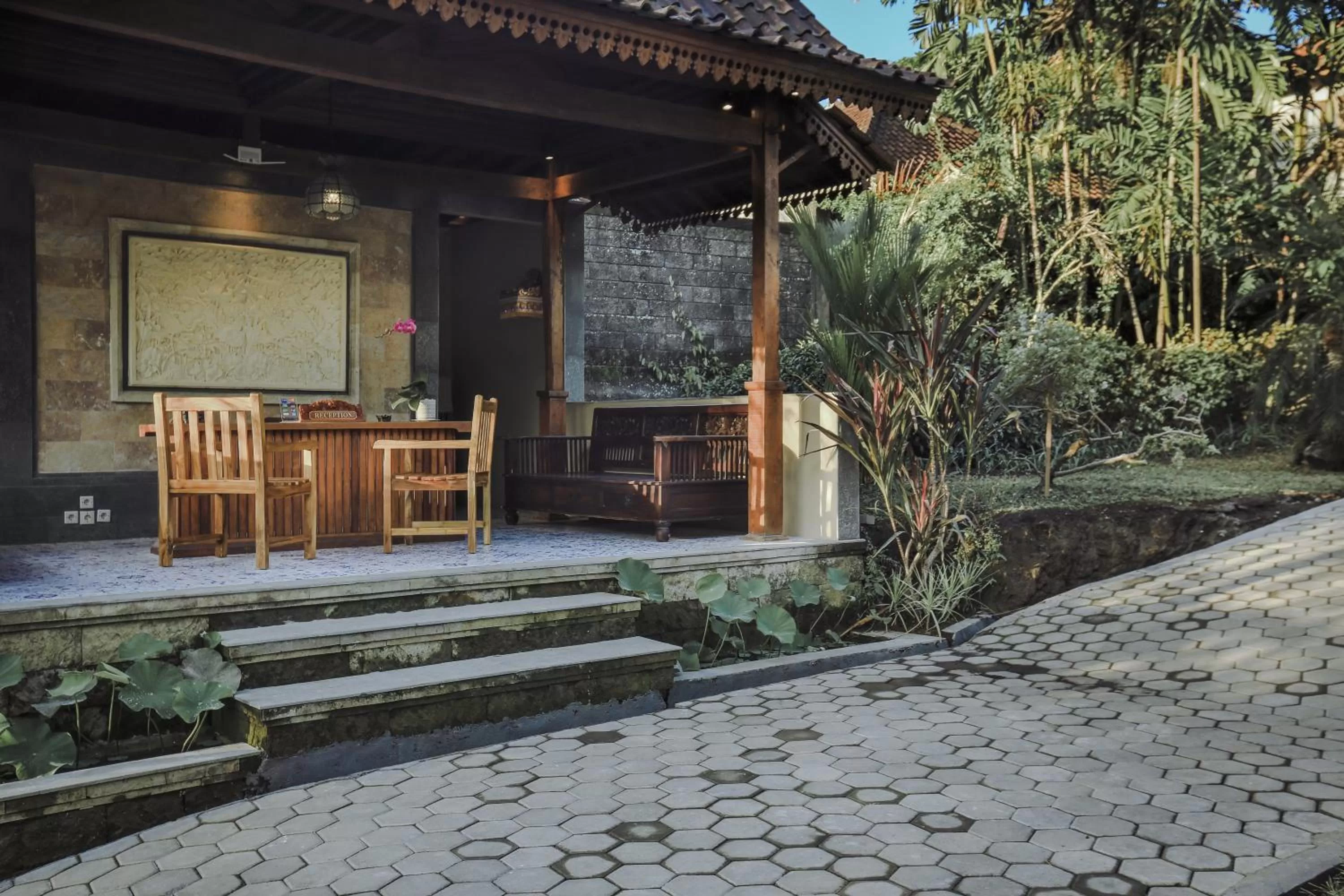 Lobby or reception in Portobello Villa Ubud