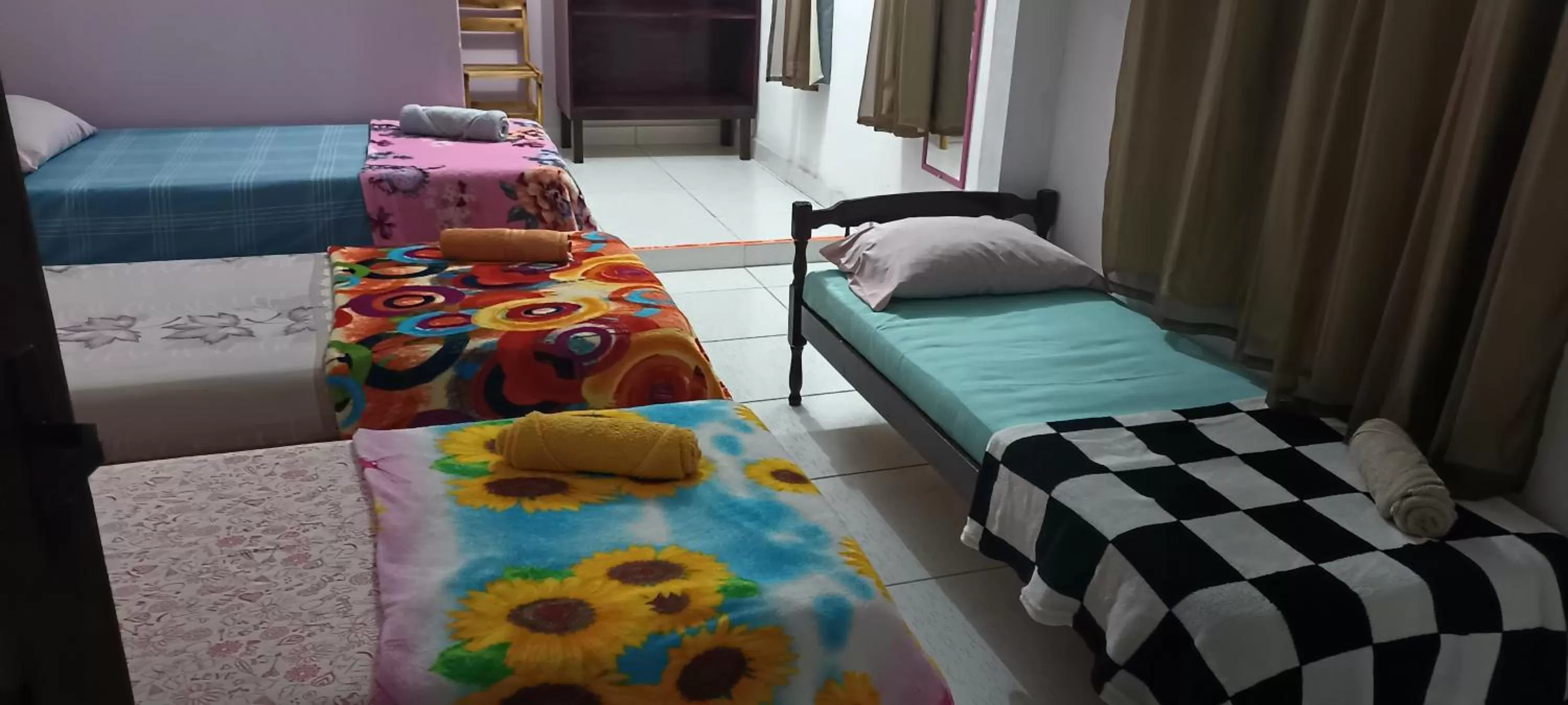 Bed in Pousada dos Ventos