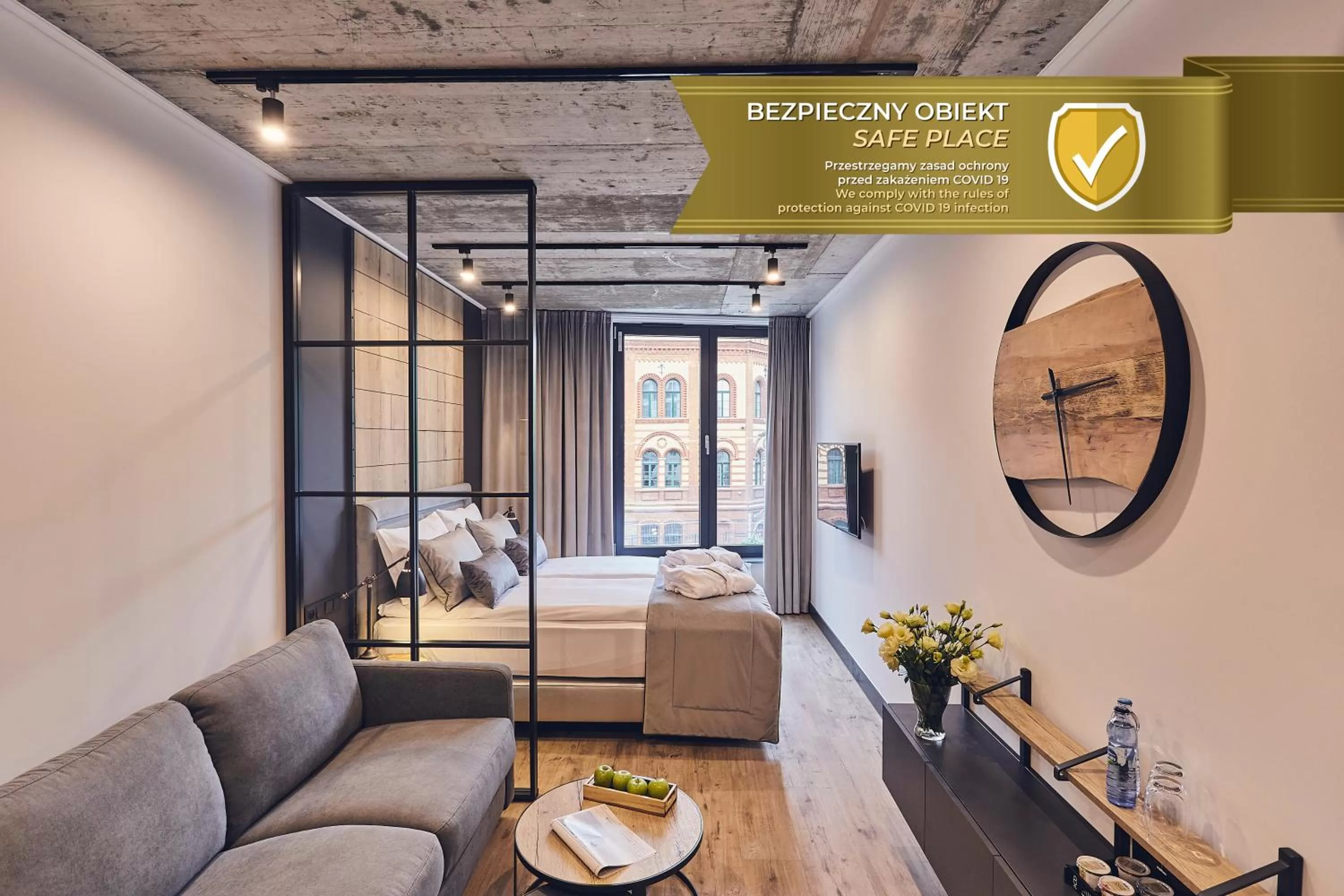 Bed in The Bridge Suites Hotel