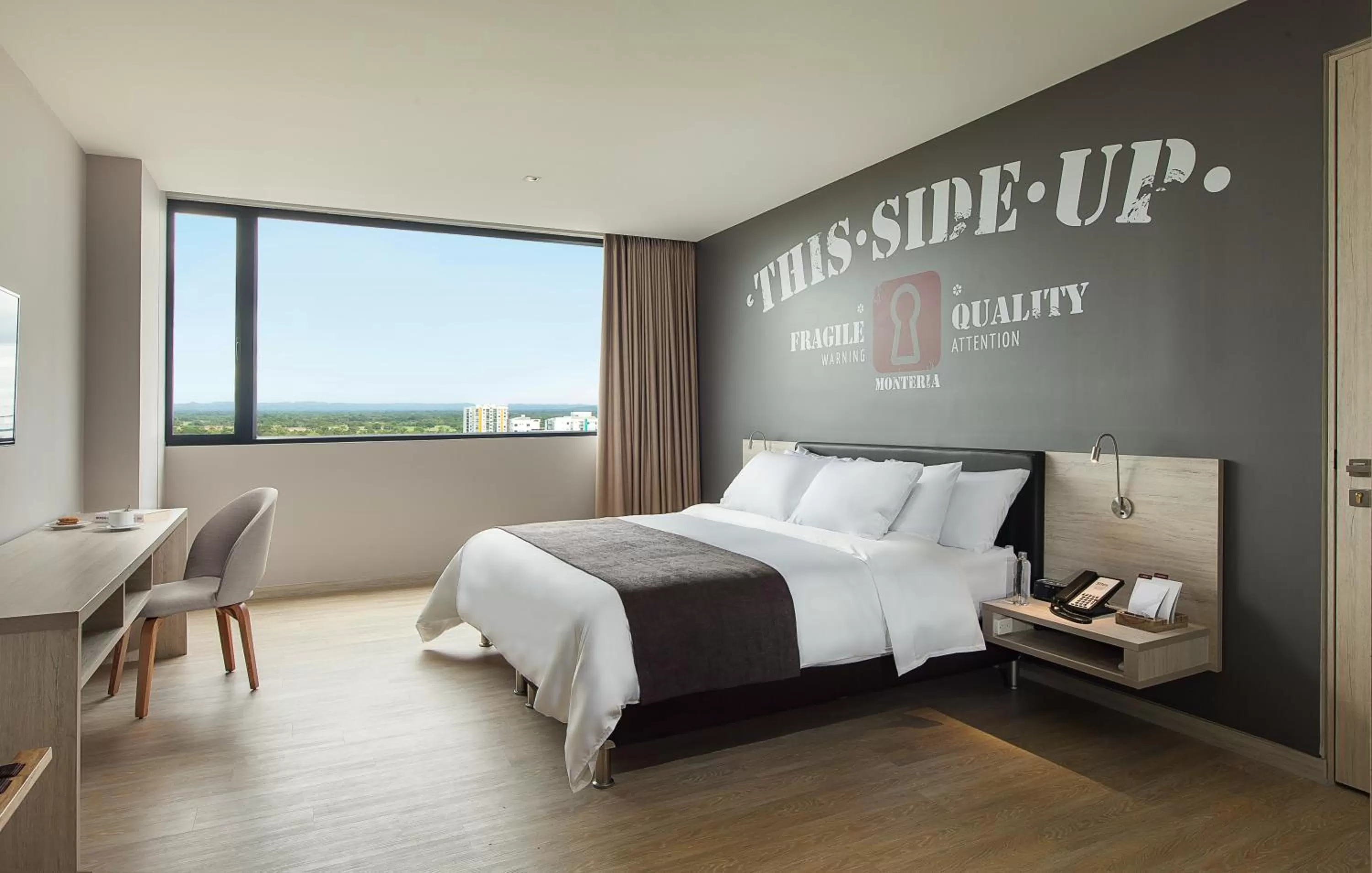 Bedroom, Bed in Hotel Sites Montería