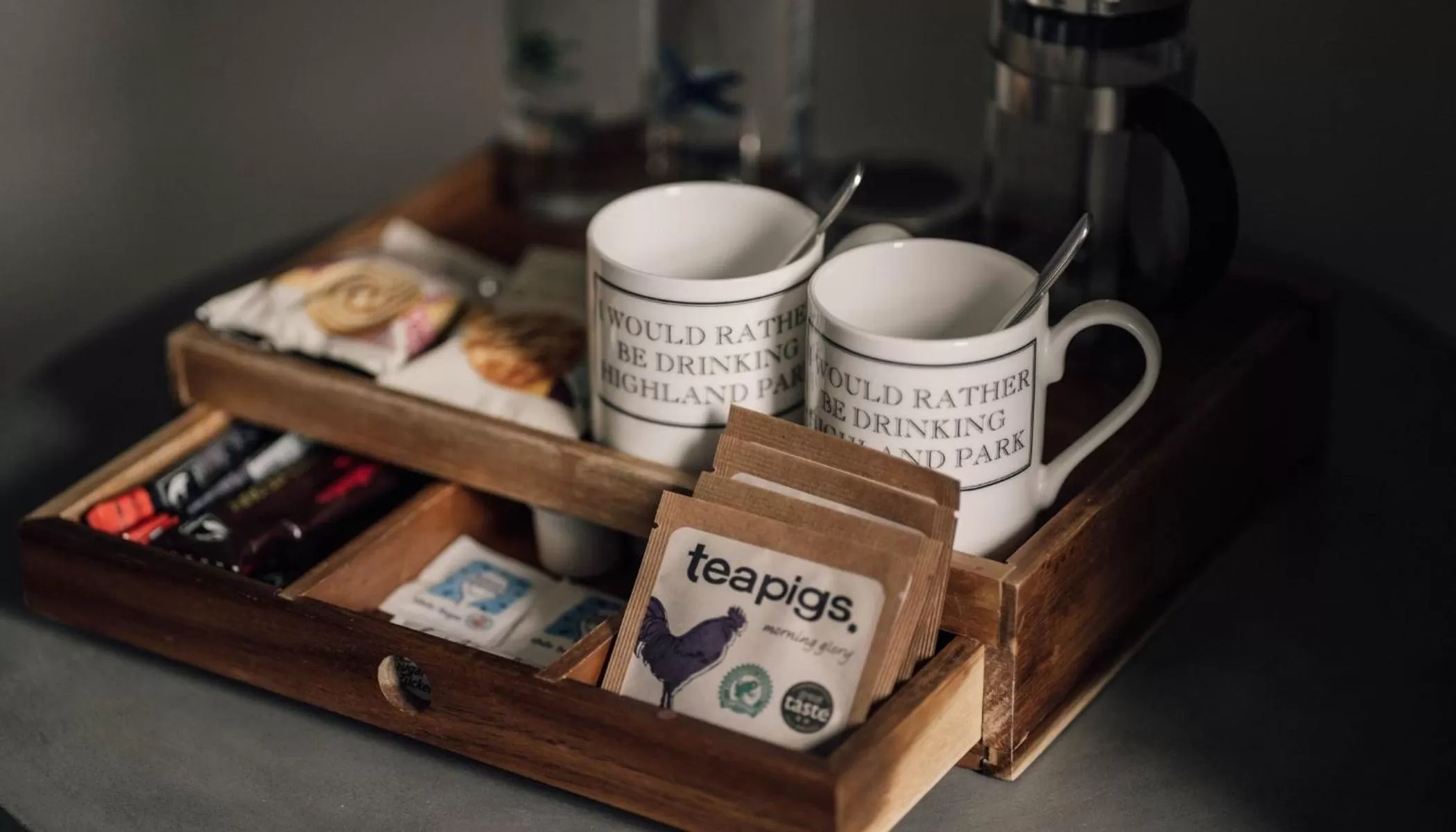 Food and drinks in The Kirkwall Hotel