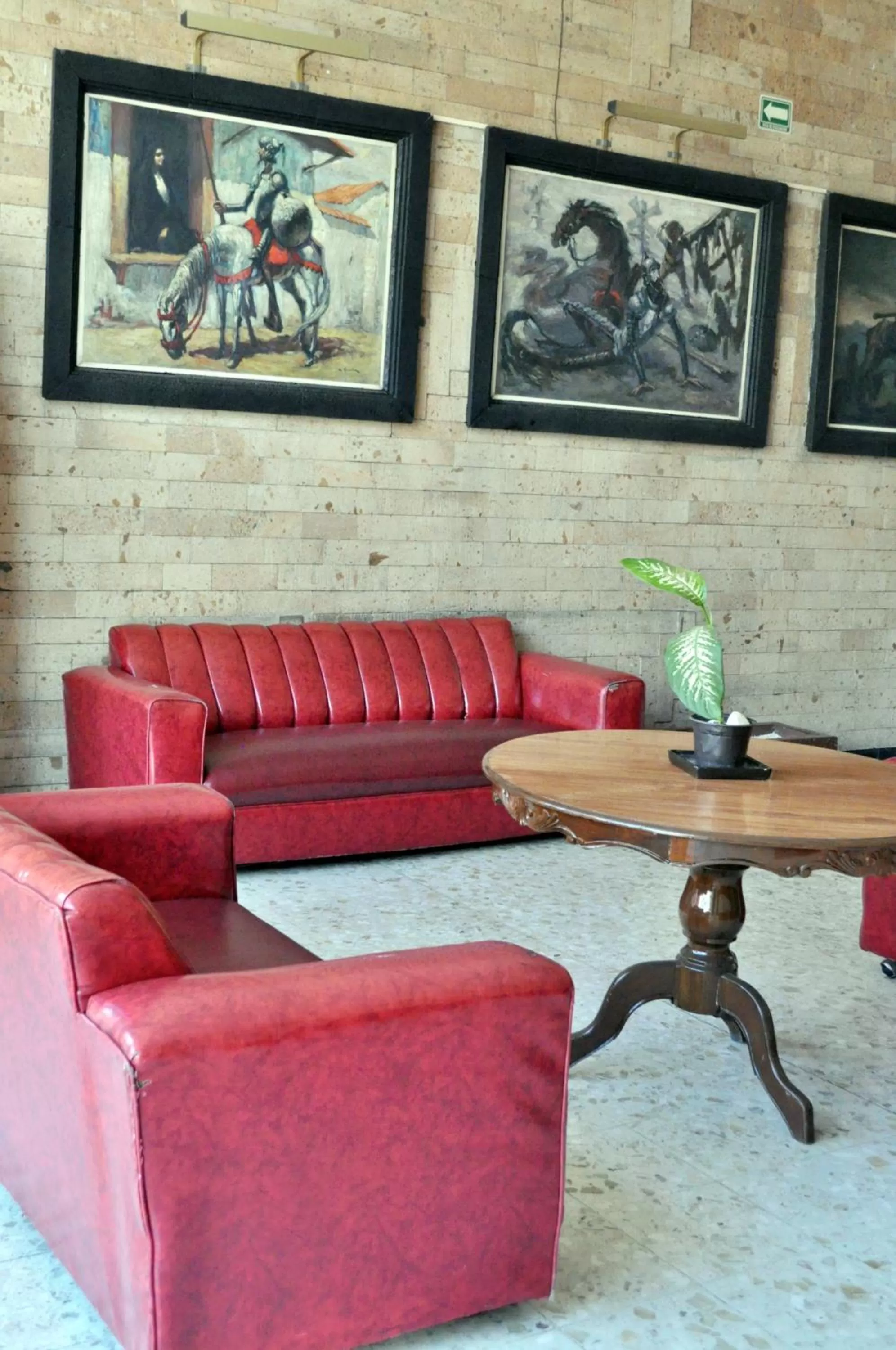 Lobby or reception in Hotel María Teresa