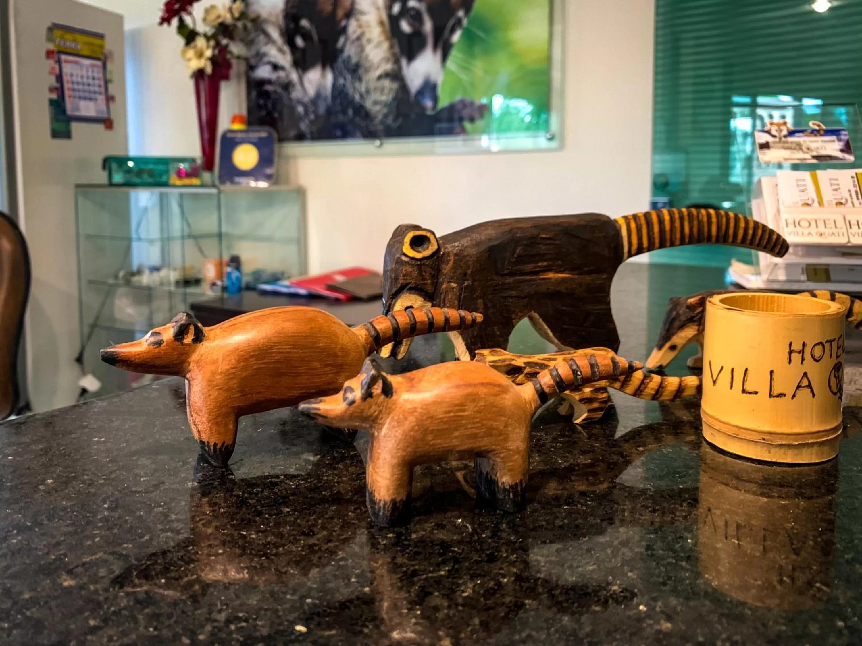 Decorative detail in Hotel Villa Quati