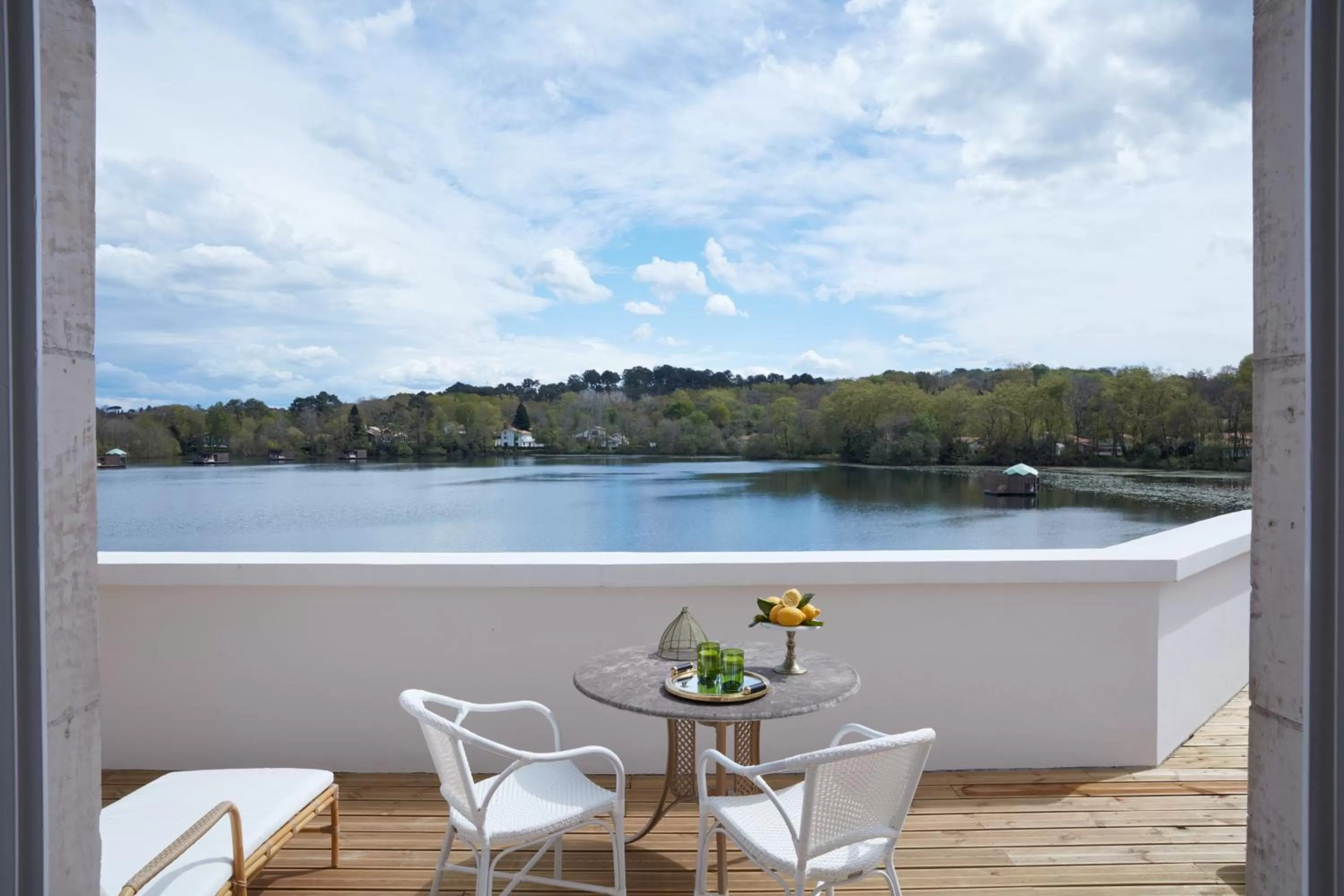 Balcony/Terrace in Brindos, Lac & Château - Relais & Châteaux - Anglet Biarritz