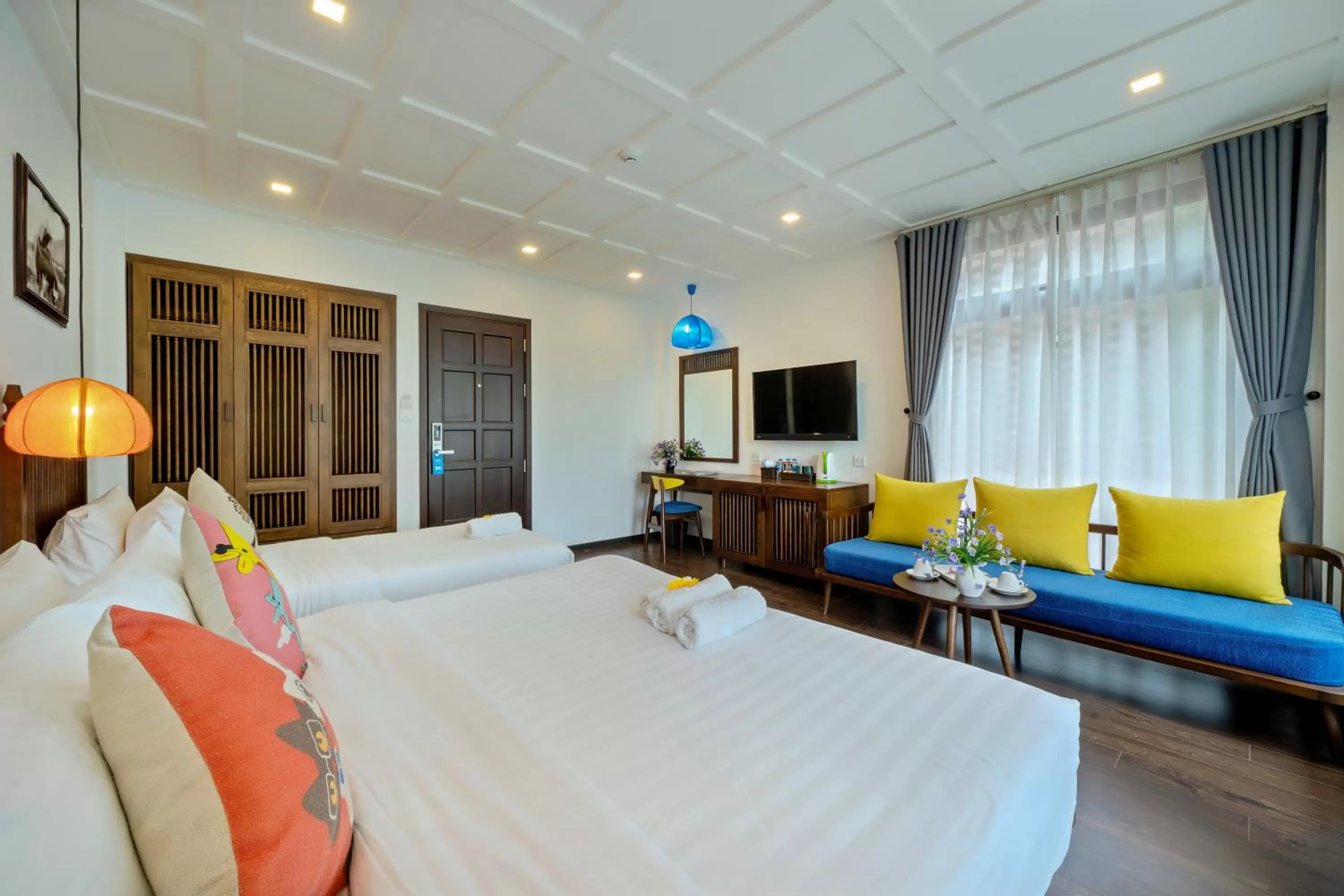 Photo of the whole room, Bed in Son Trang Hotel Hoi An