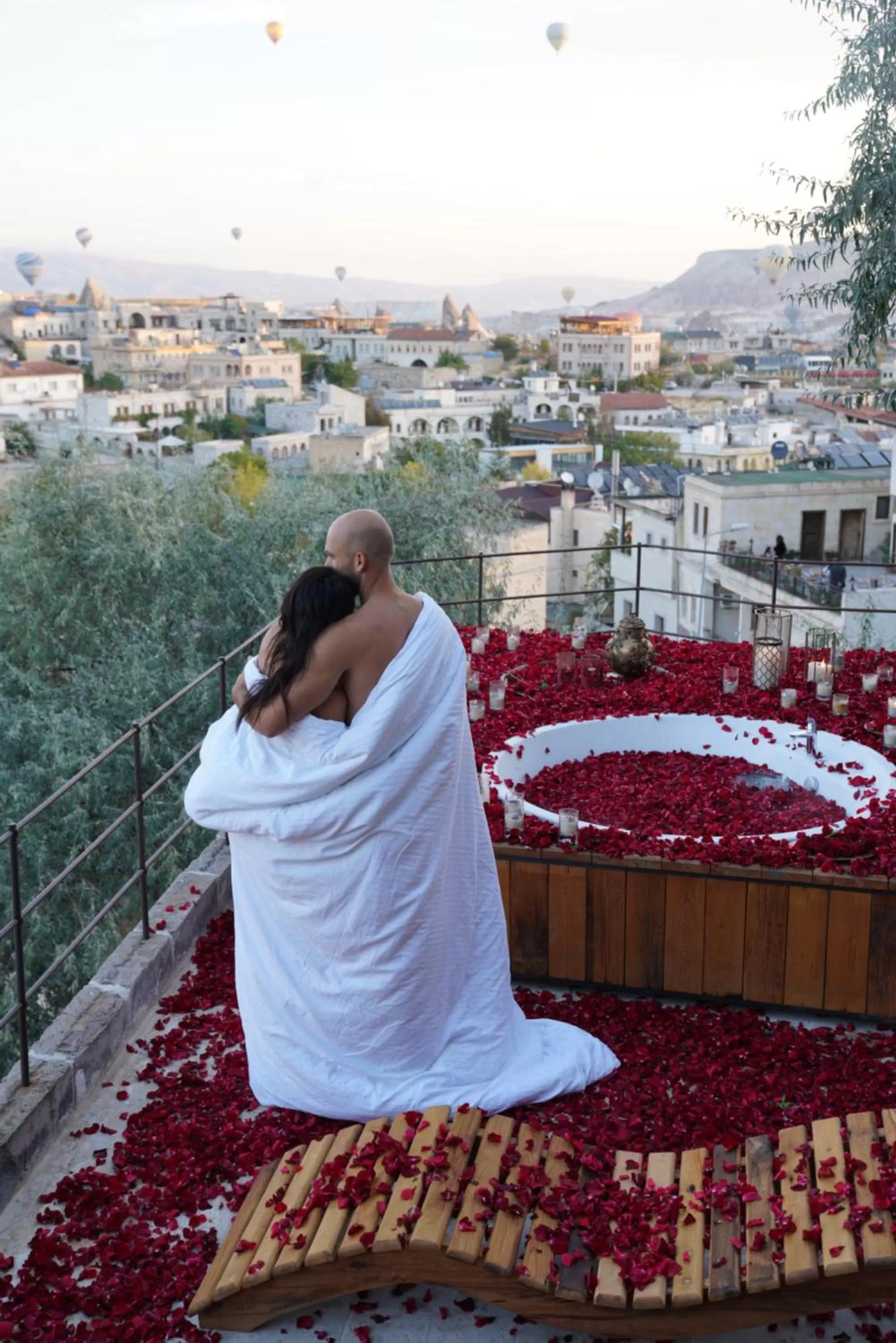 People in Kelebek Cave Hotel
