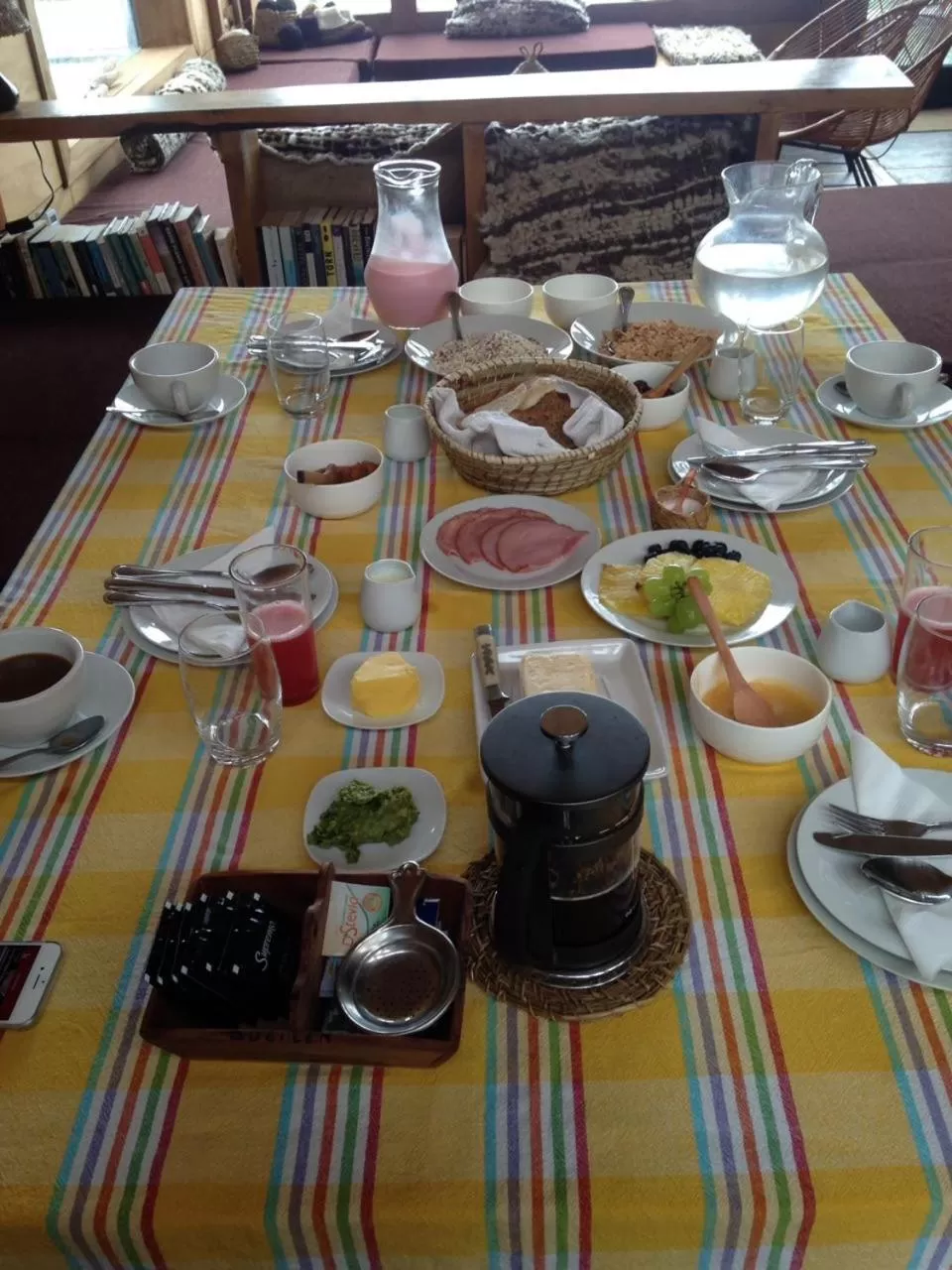 Continental breakfast in El Coo Lodge