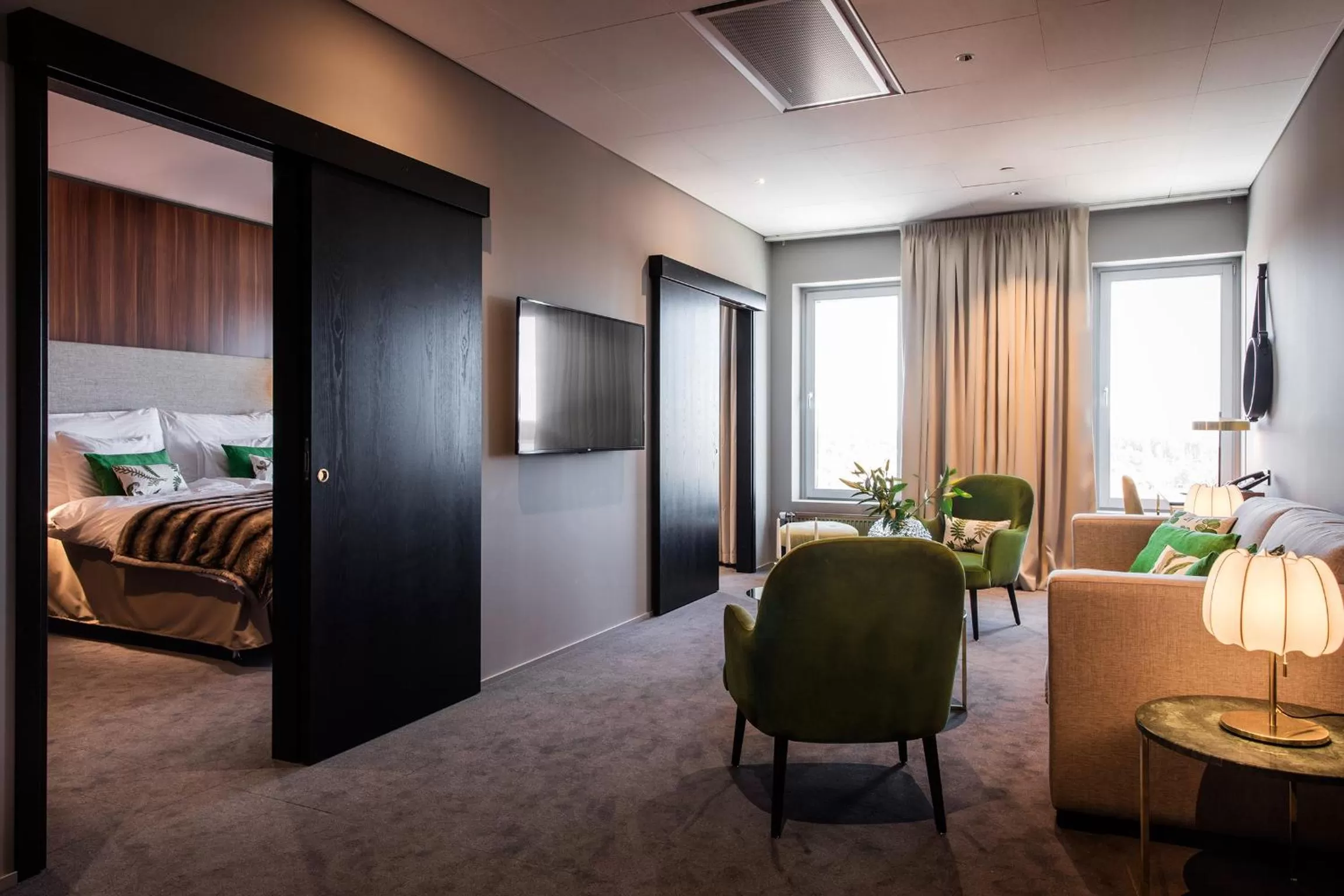 Living room, Bed in KUST Hotell & SPA