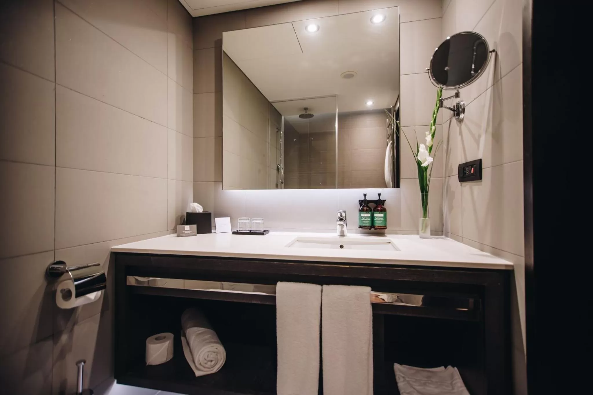 Bathroom in Crowne Plaza Belgrade by IHG