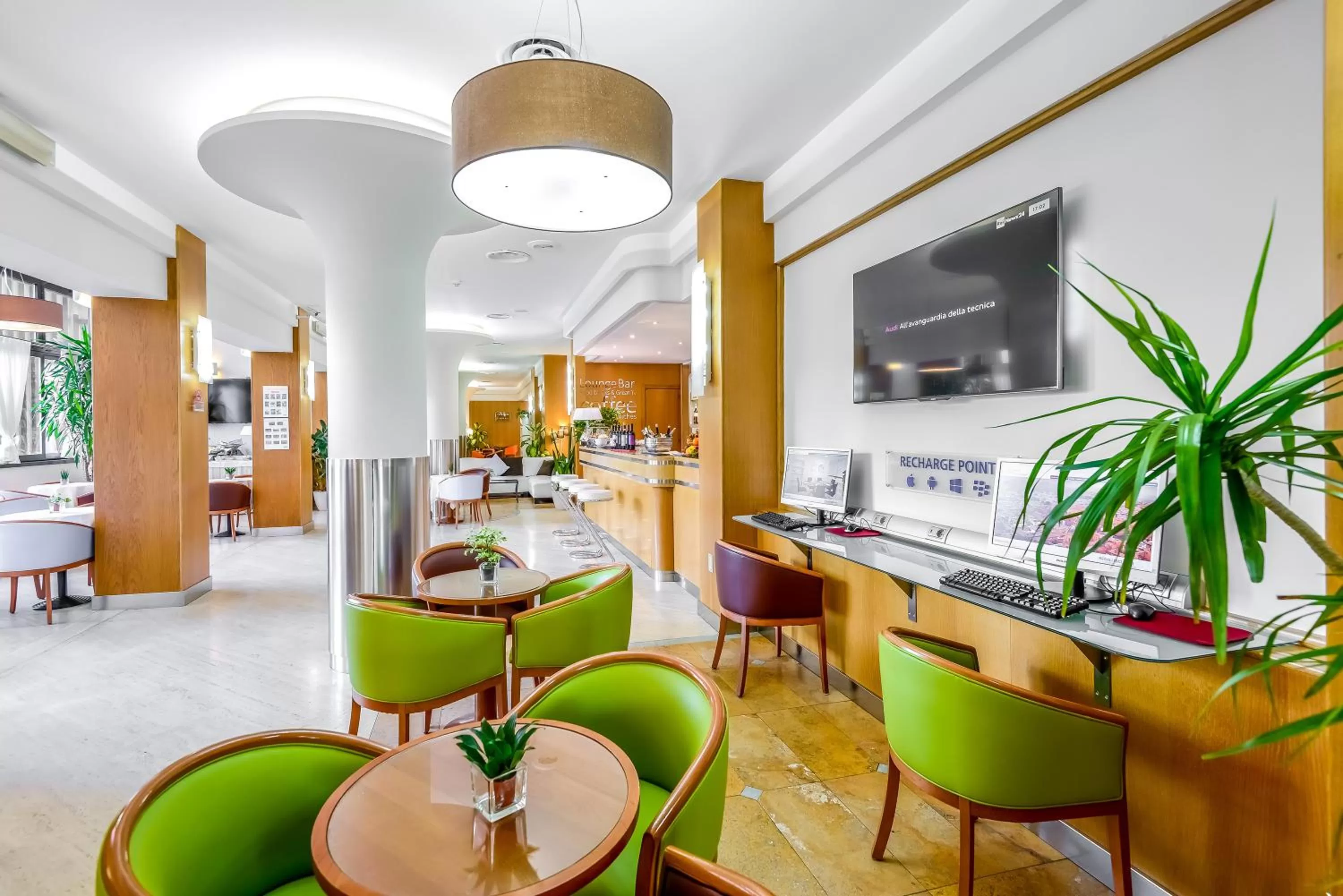 Lobby or reception in Hotel Bologna Airport