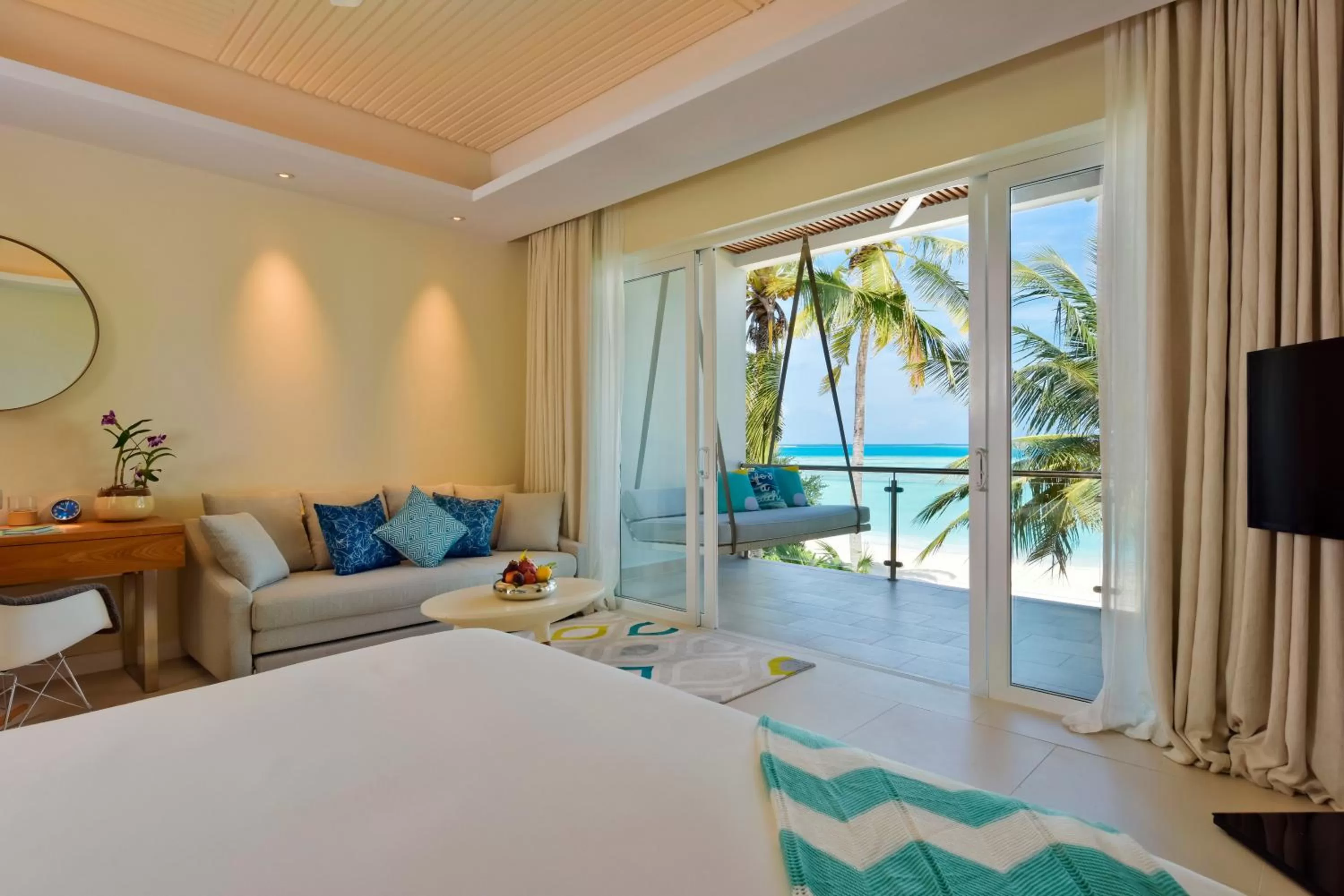 Photo of the whole room, Bed in Kandima Maldives - 50 Percent Off Return Domestic Flights for stays of 4 nights or more between 11th April 2026 to 31st October 2026