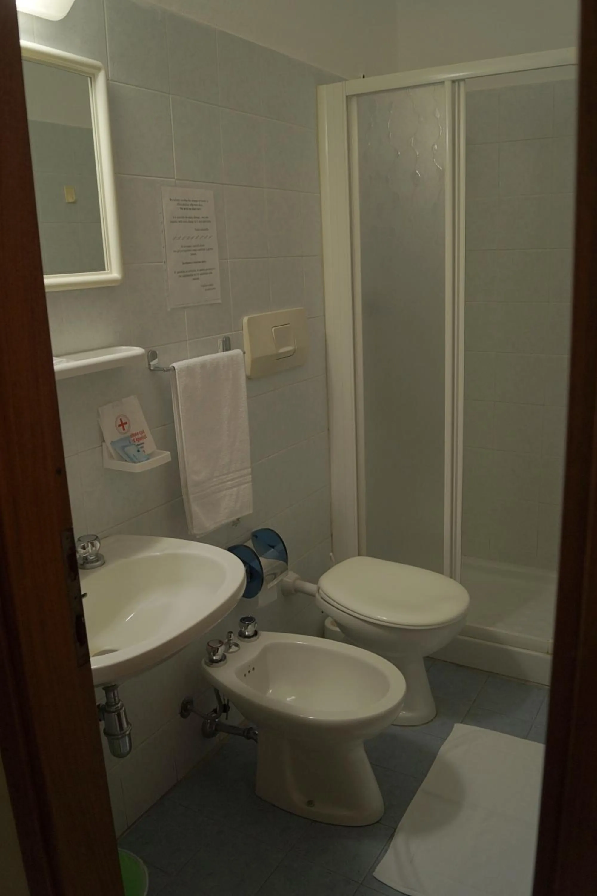 Bathroom in Hotel Stazione