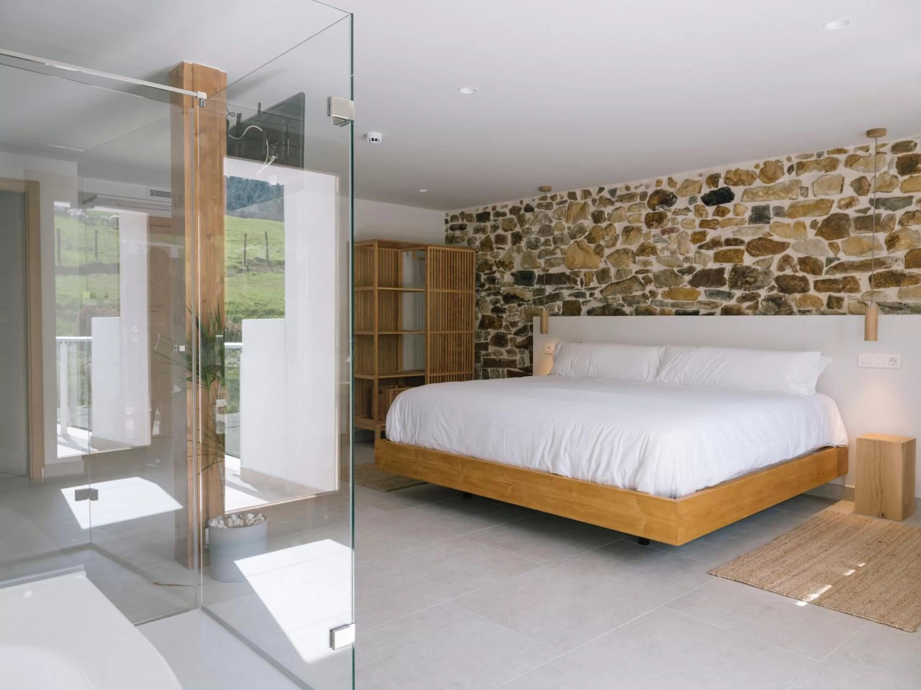 Photo of the whole room, Bed in Hotel Nafarrola - Gastronomy & Wine