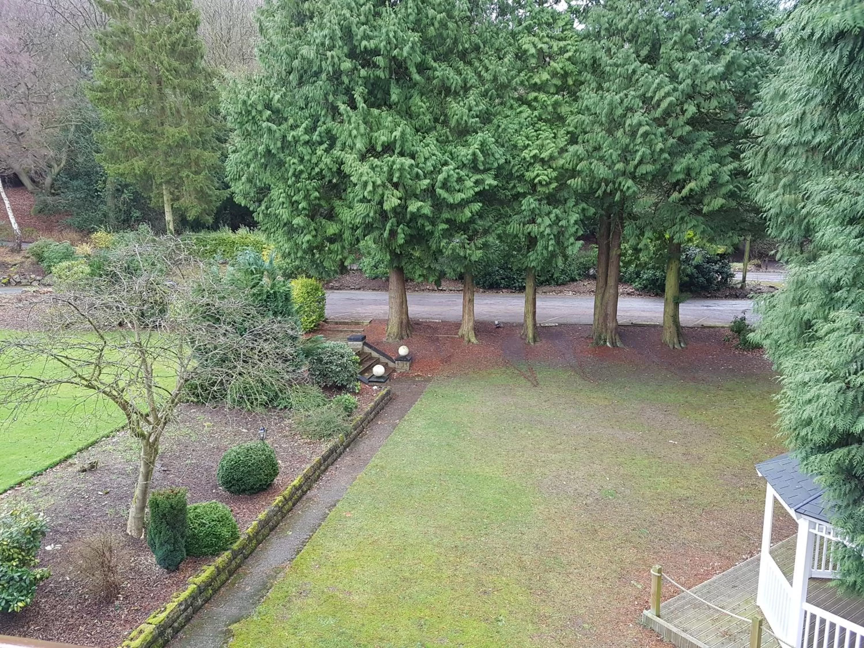 Garden view in Buckatree Hall Hotel