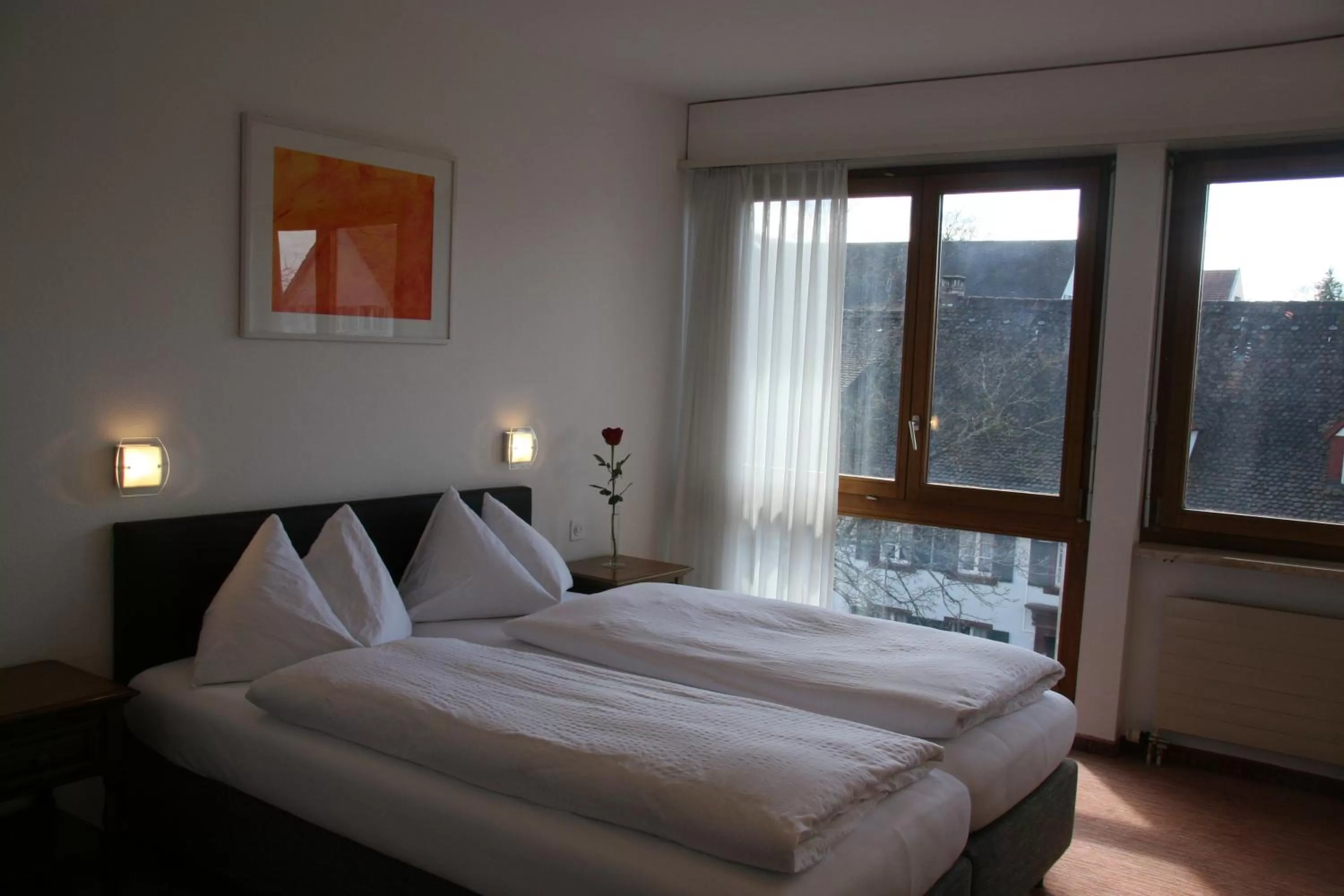 Bed in Hotel Eremitage