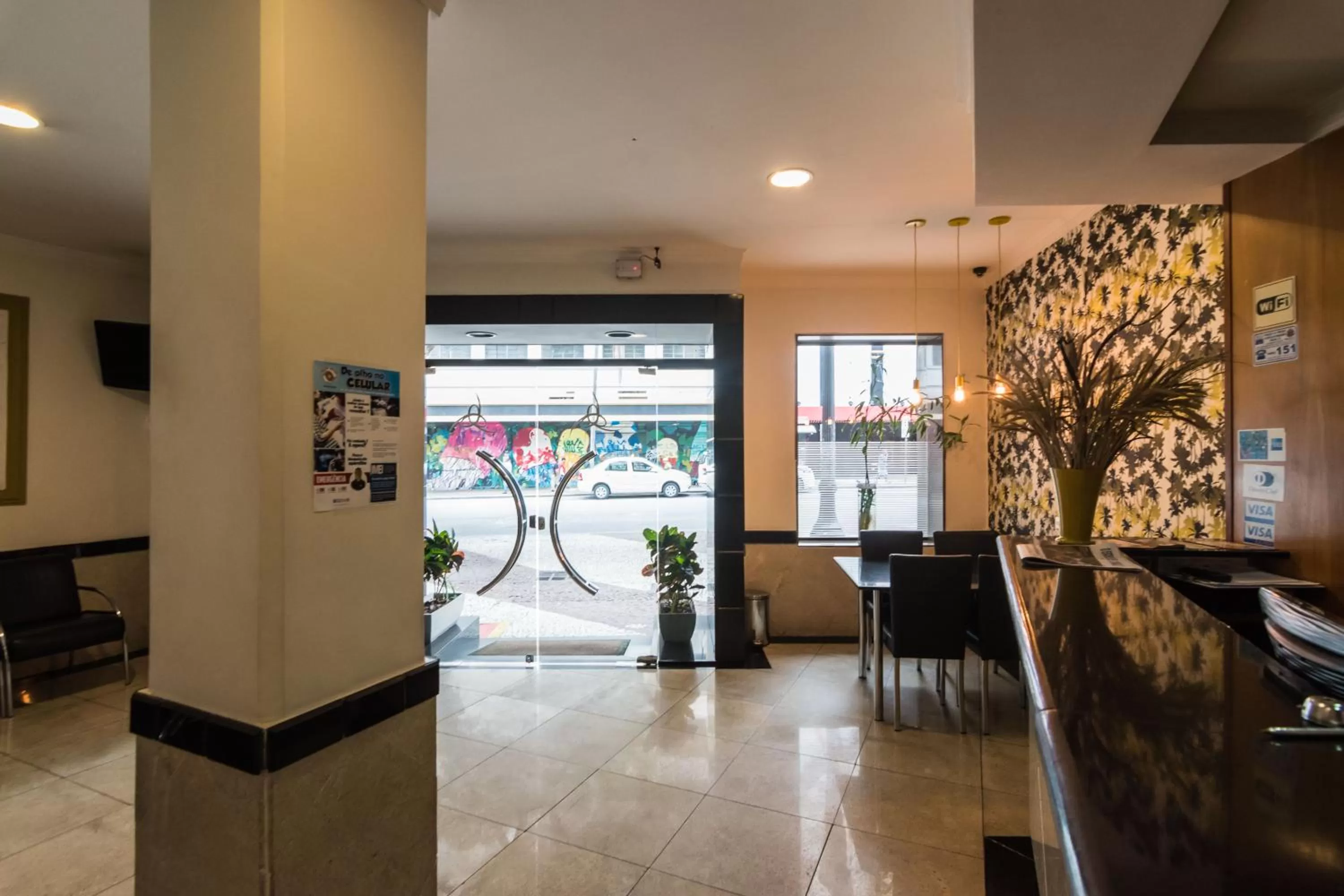 Lobby or reception in Cinelandia Hotel