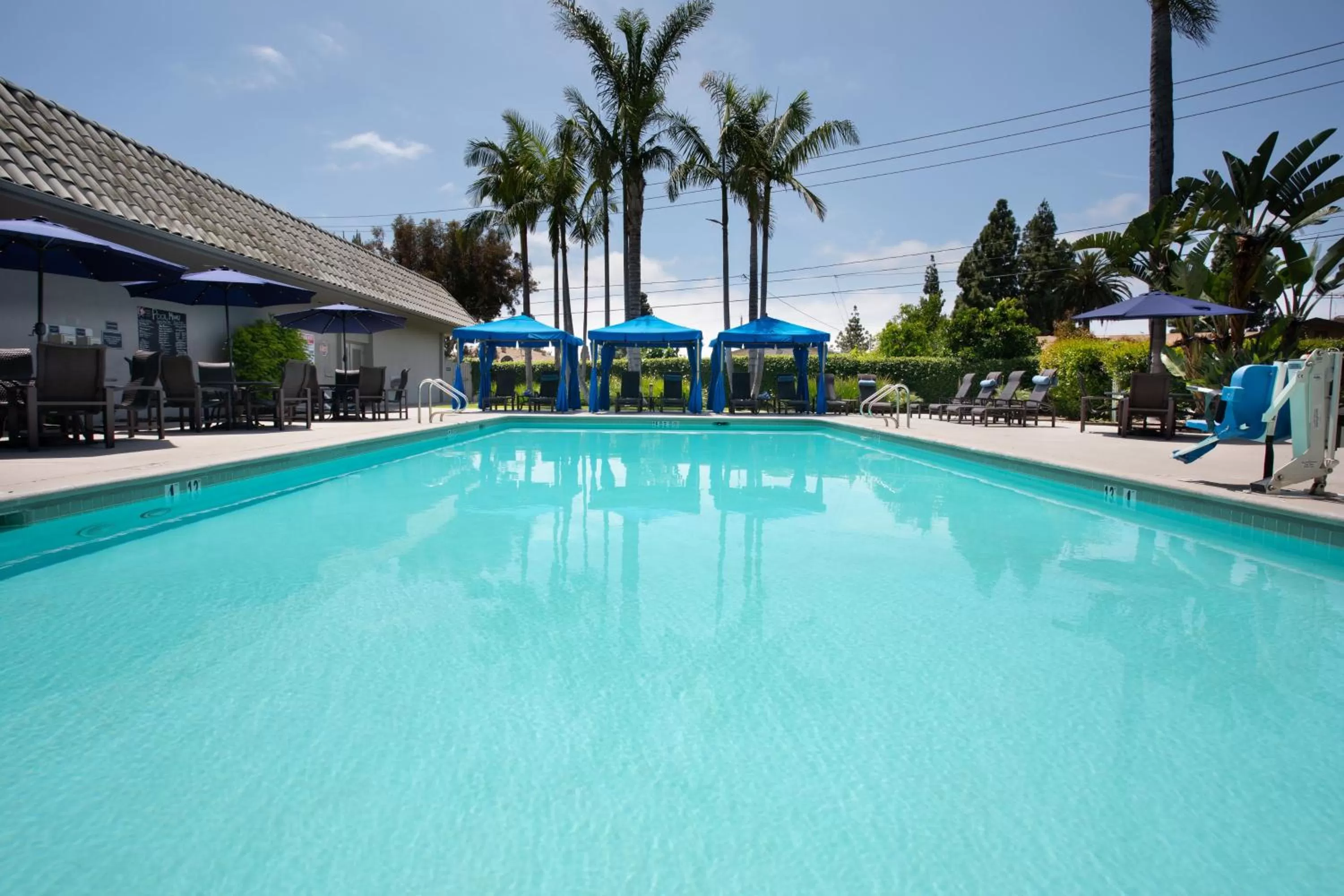 Swimming pool in Crowne Plaza Costa Mesa Orange County by IHG