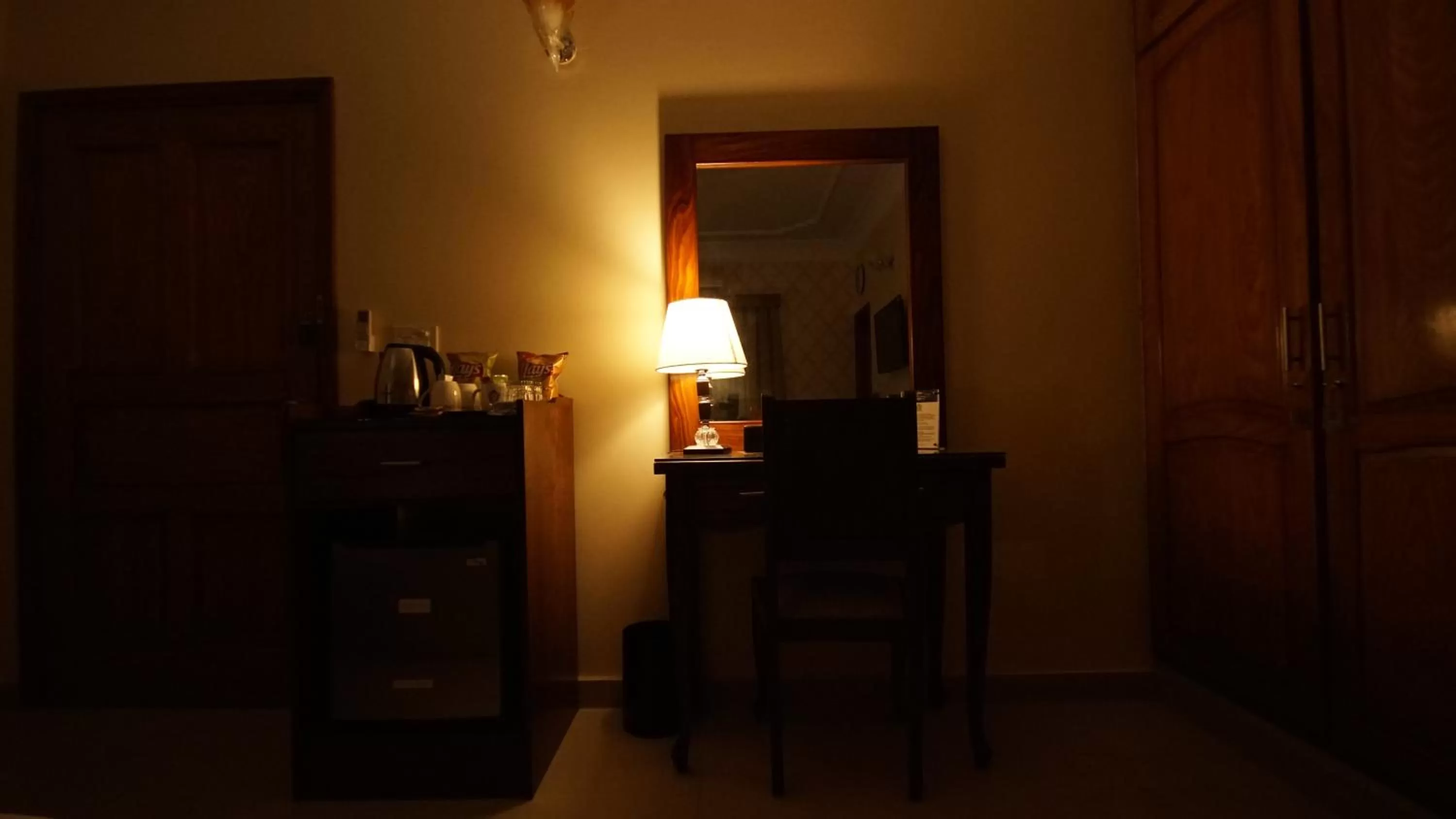 TV/Entertainment Center in World Inn Karachi