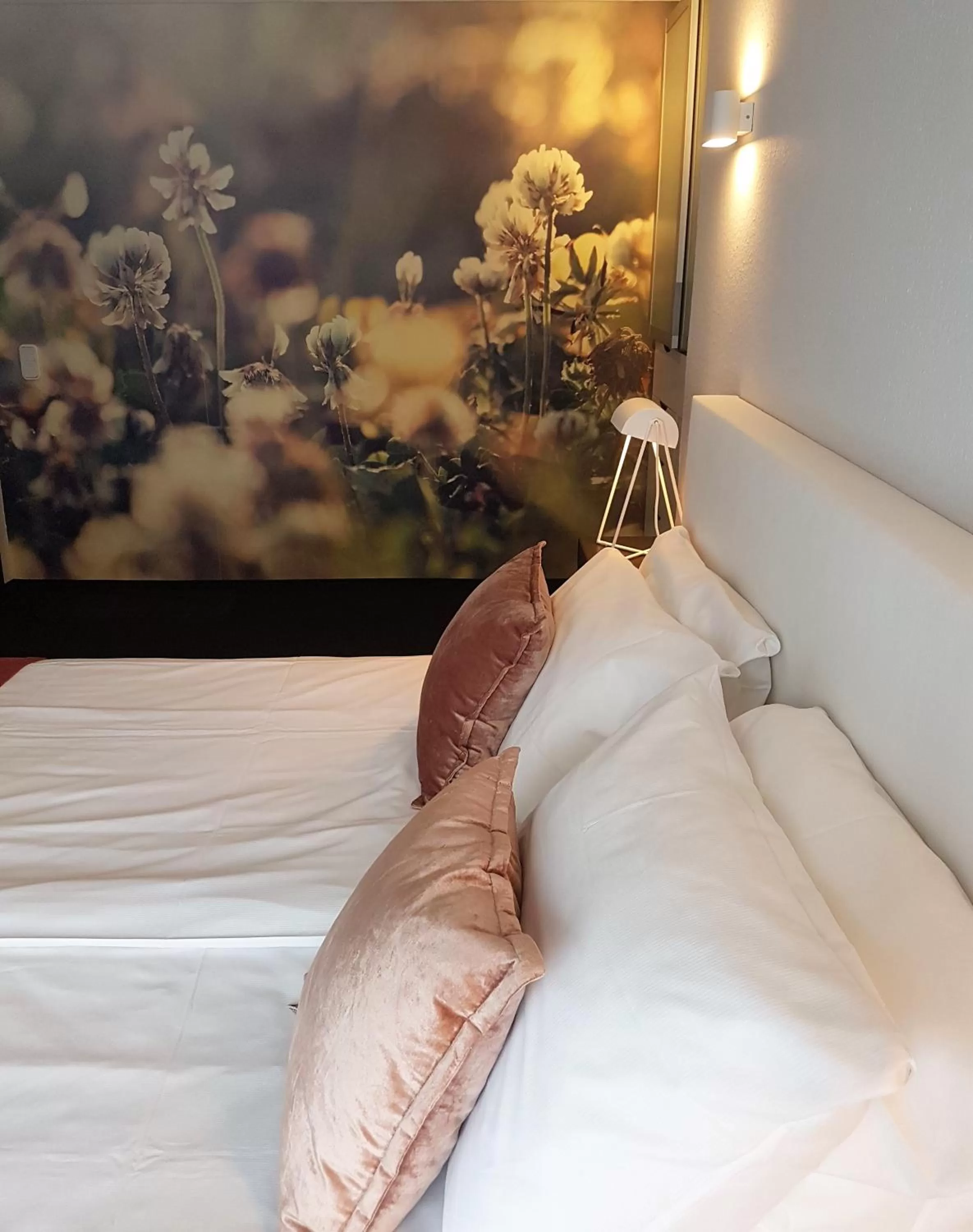 Bed in Hotel Herrloh