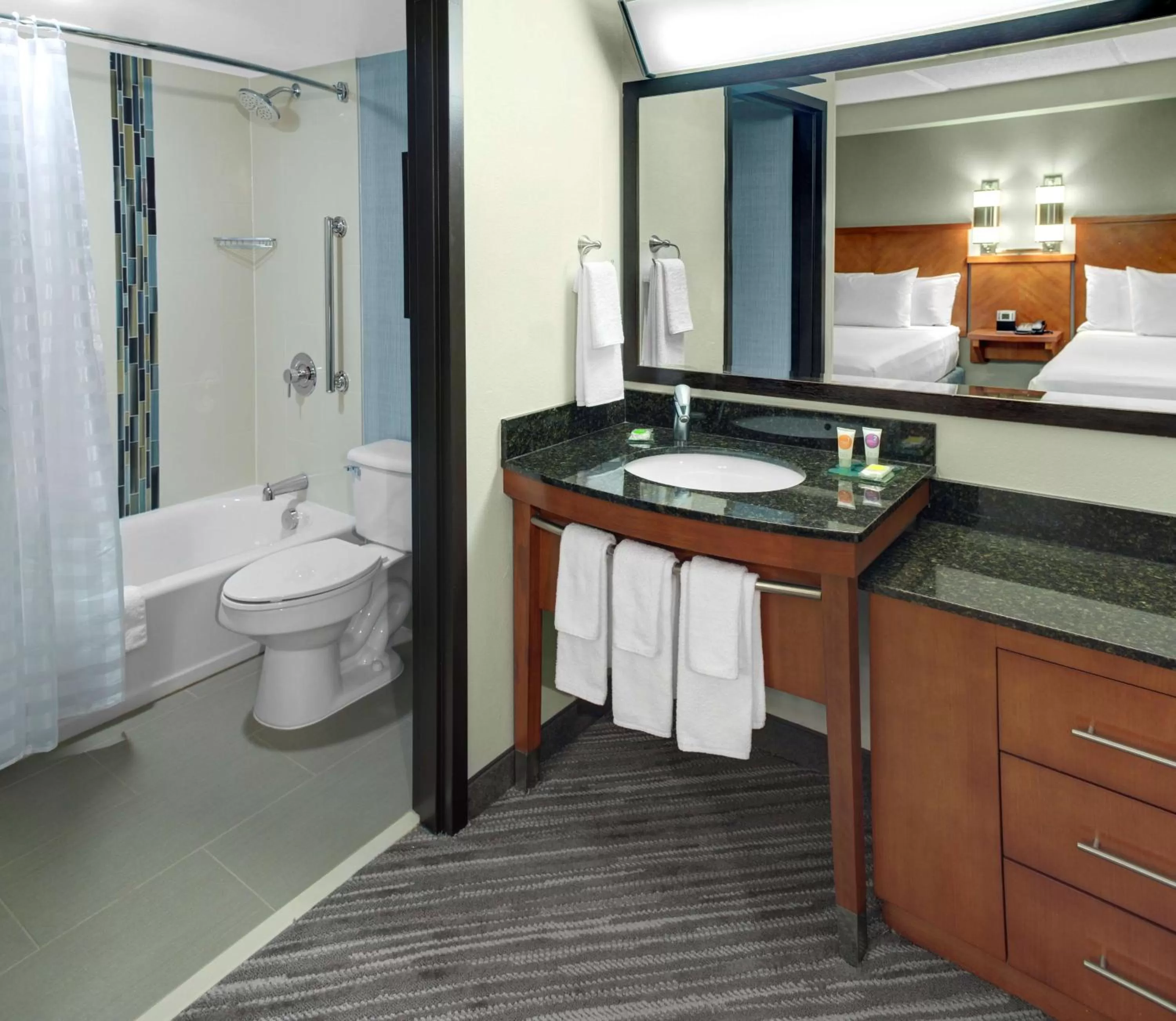 Shower in Candlewood Suites - Cincinnati Northeast - Mason by IHG