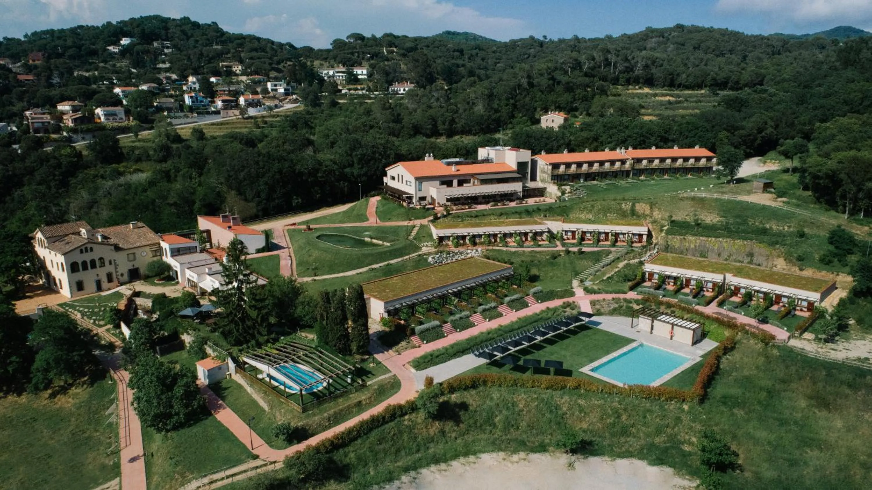 Bird's eye view, Bird's-eye View in Mas Salagros EcoResort & SPA
