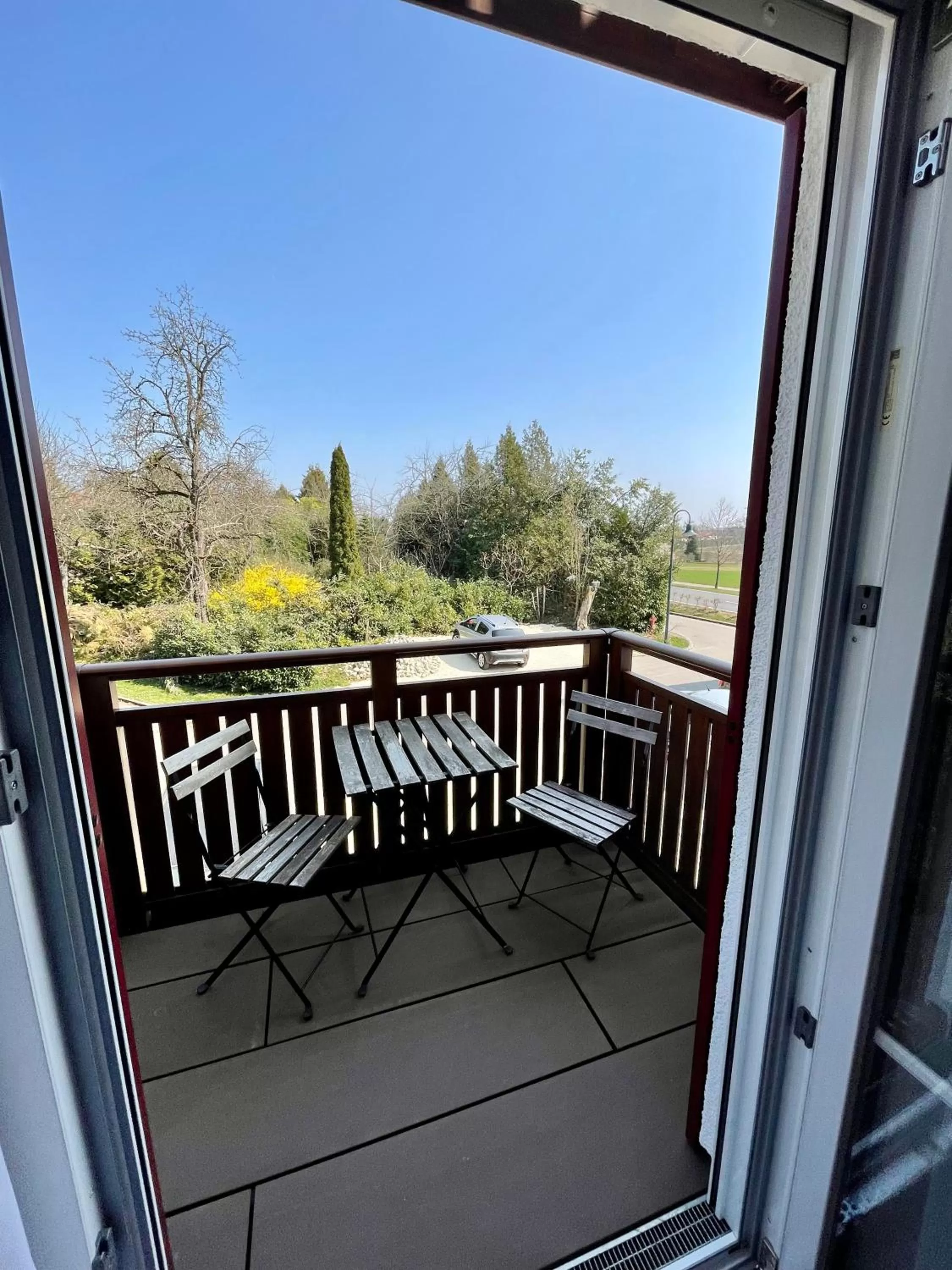 Balcony/Terrace in Landgasthof Linde Hepbach, Hotel & Restaurant
